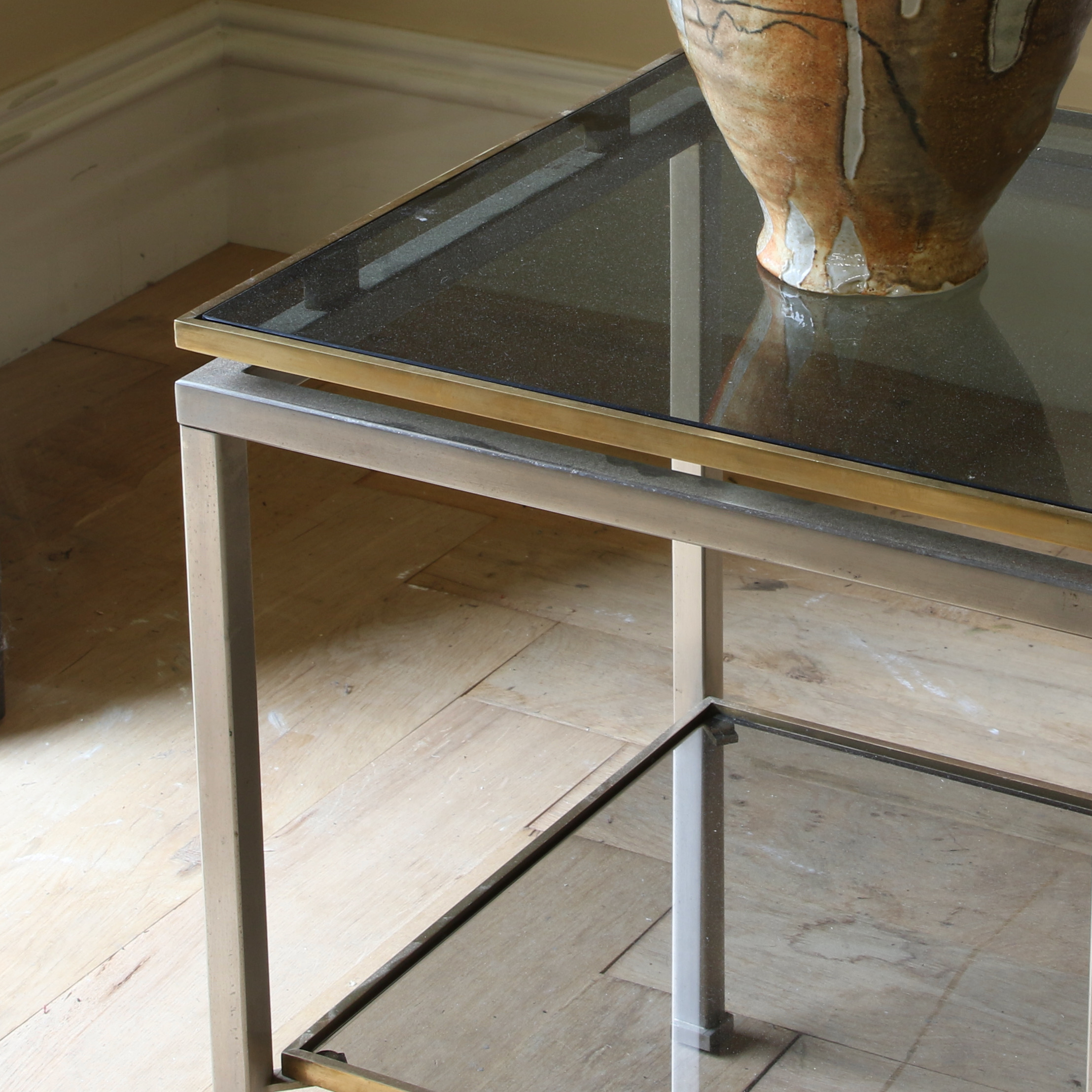Pair of Glass Coffee Tables