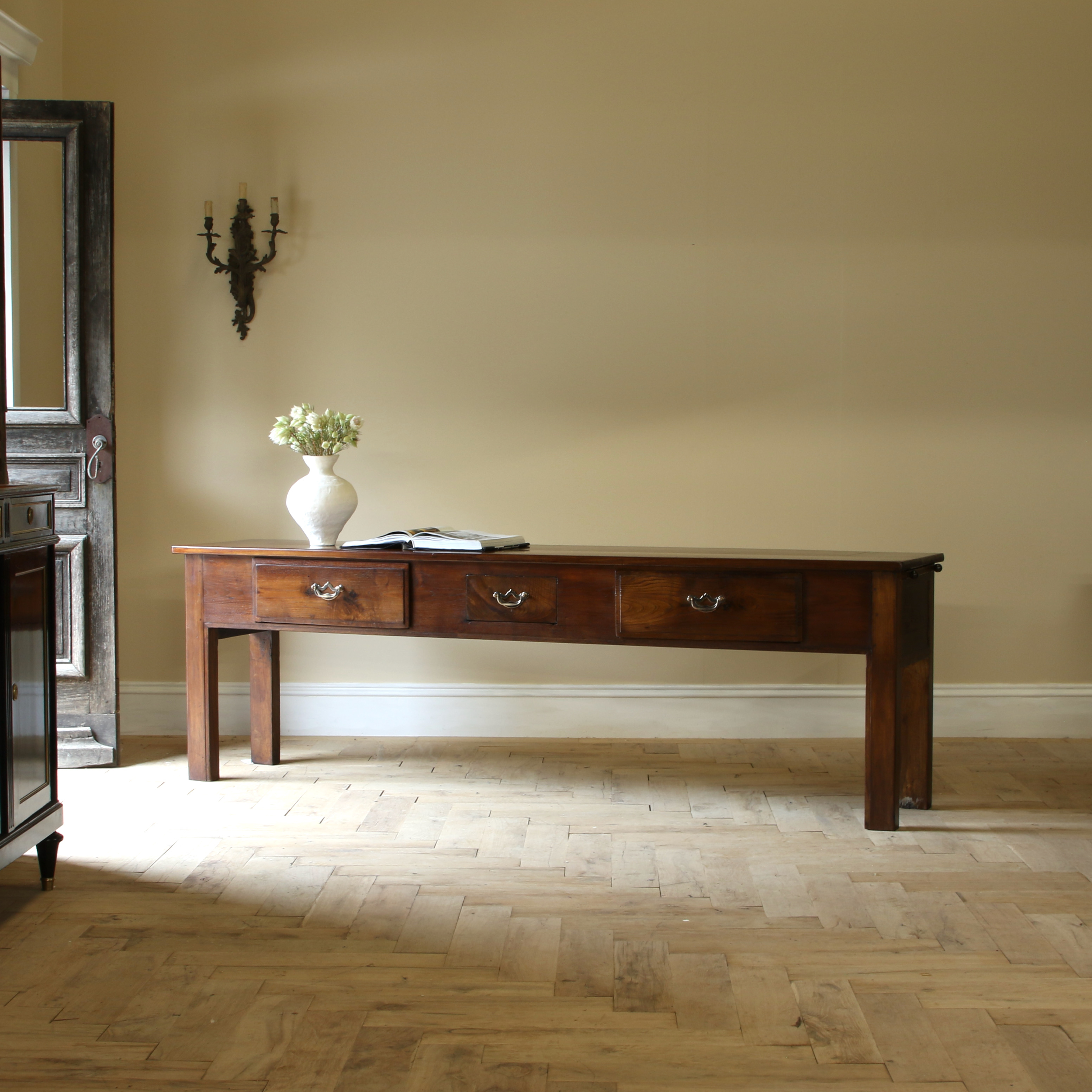 Three Drawer Side Table