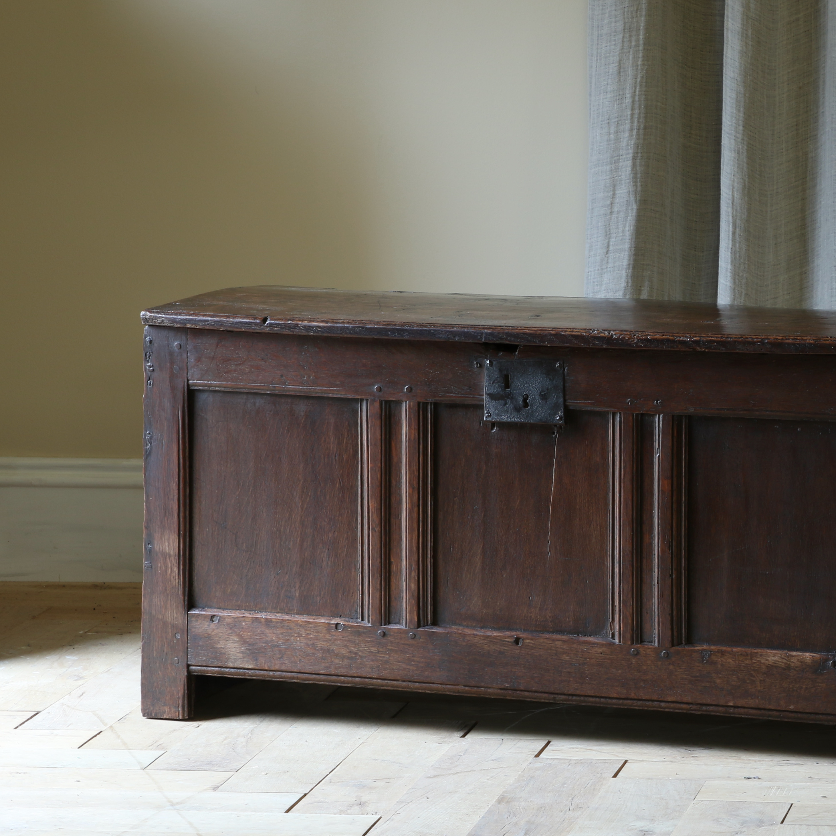 Ancient English Oak Coffer