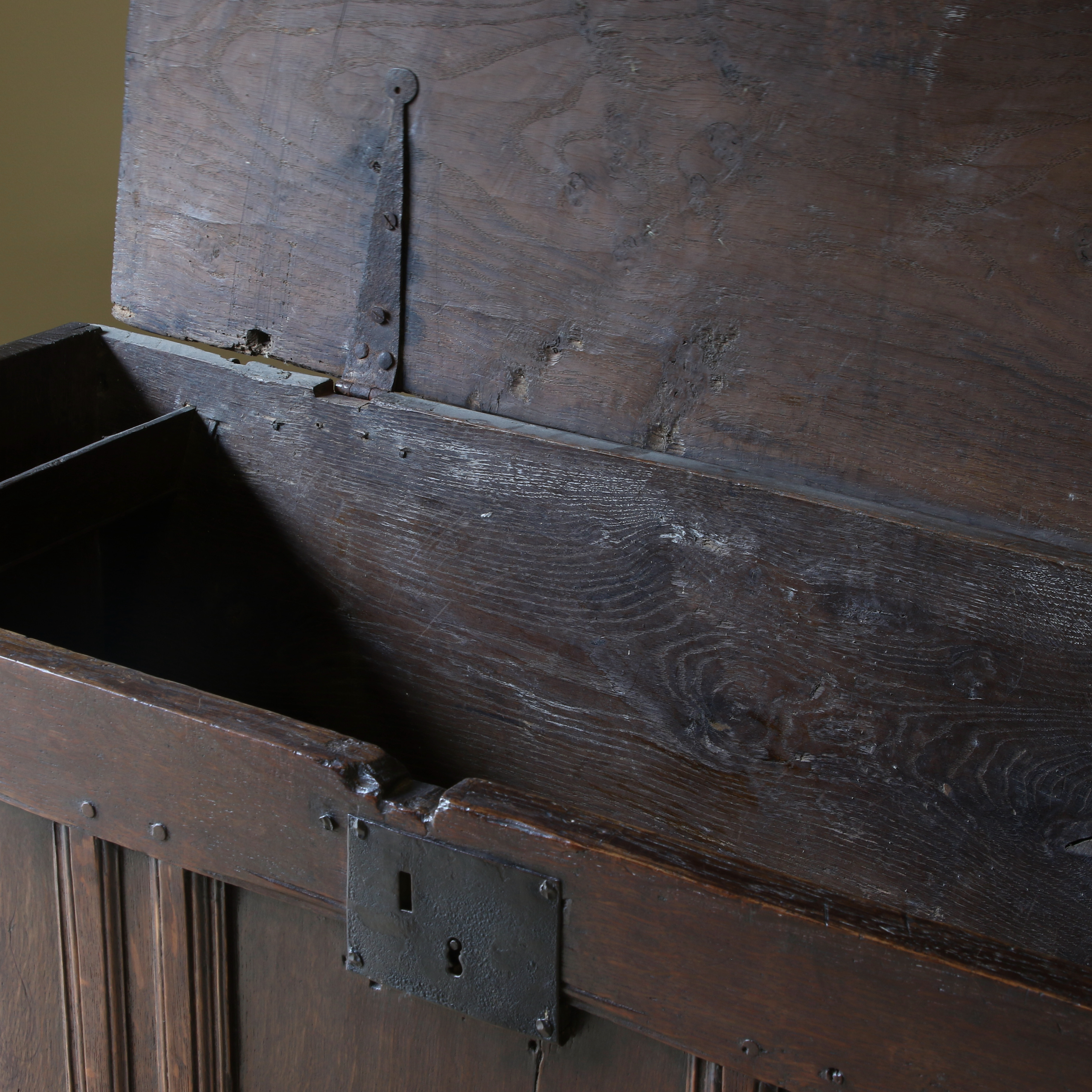 Ancient English Oak Coffer