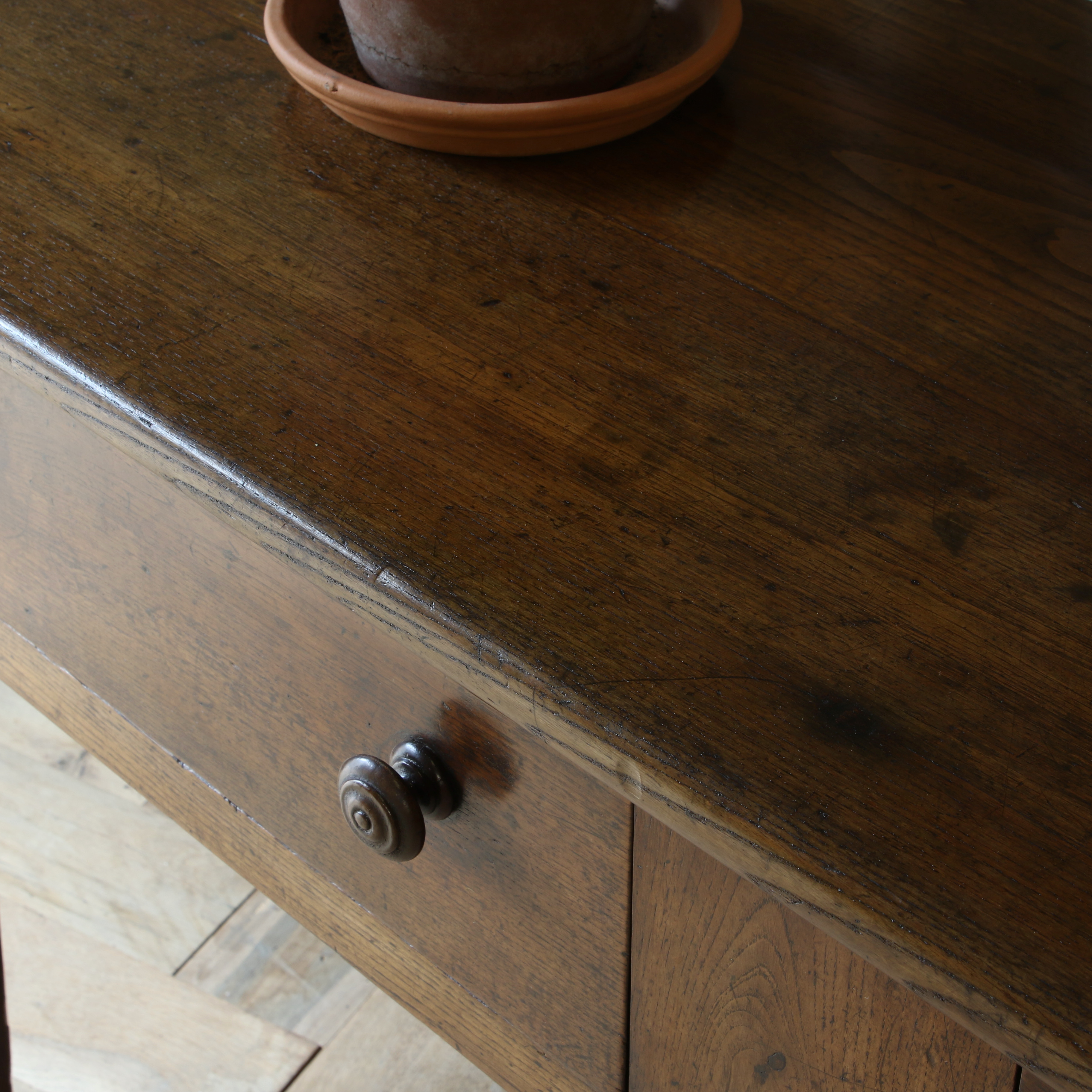 Two Drawer Side Table