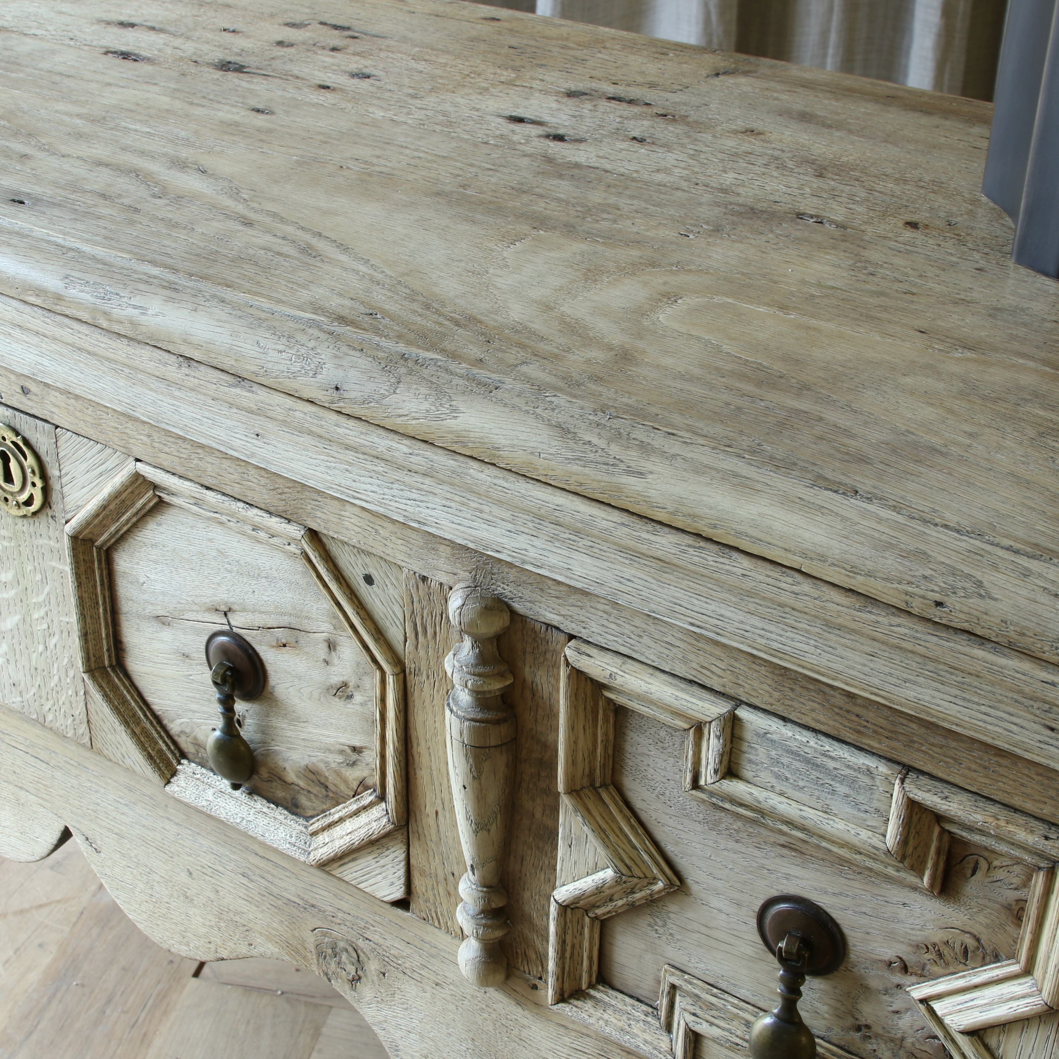 Bleached Jacobean Side Table