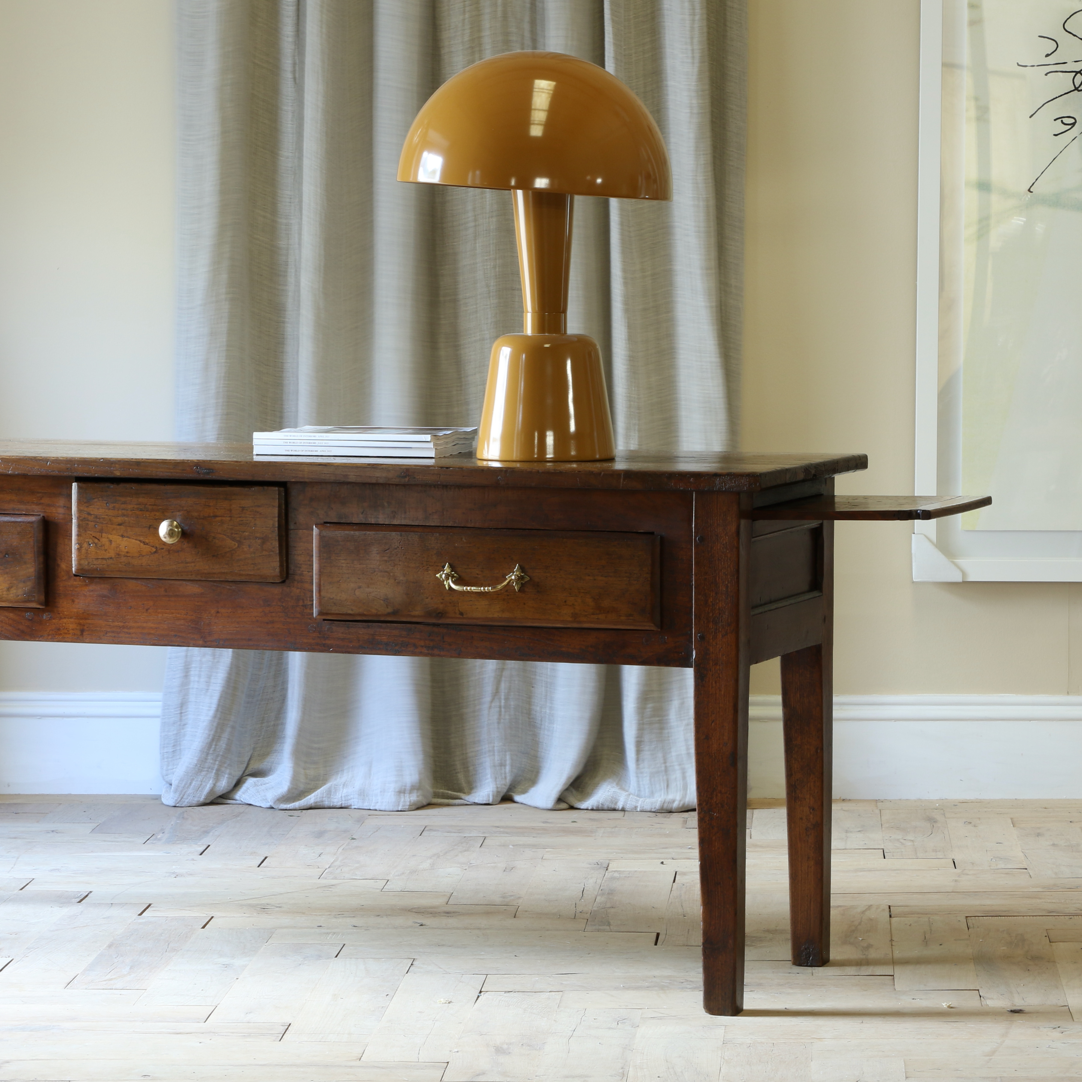 Three Drawer Side Table