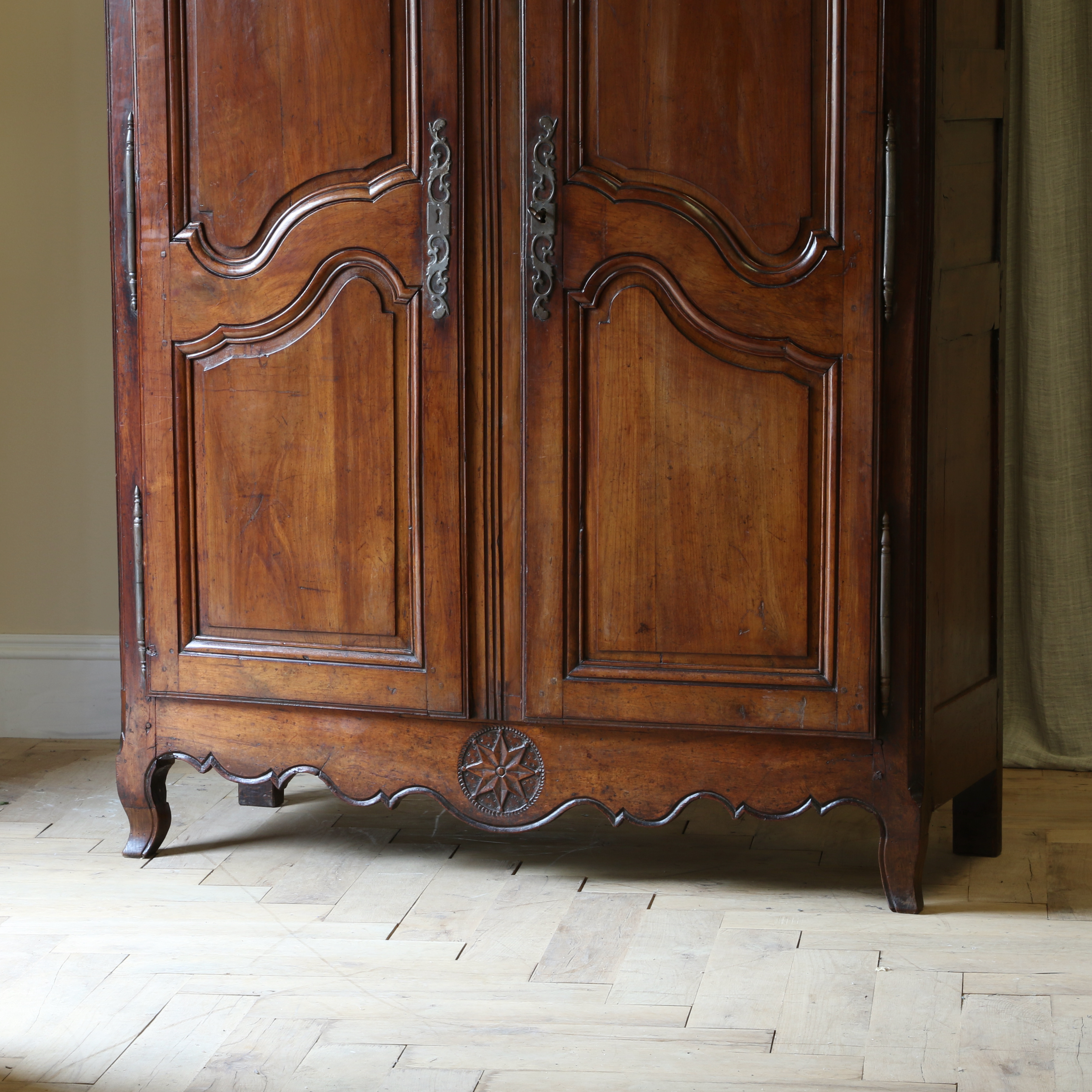 An 18th Century French Cherrywood Armoire
