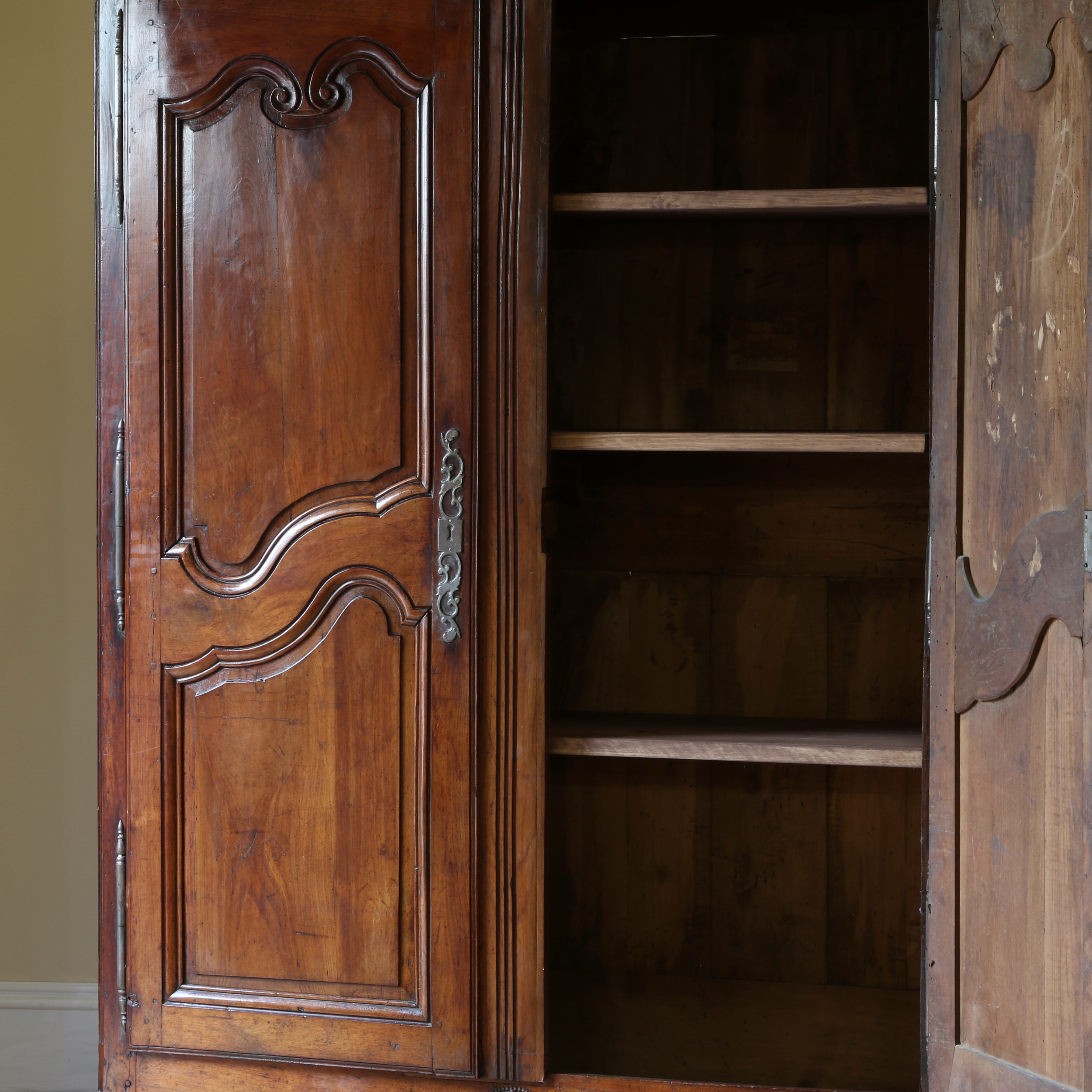 An 18th Century French Cherrywood Armoire