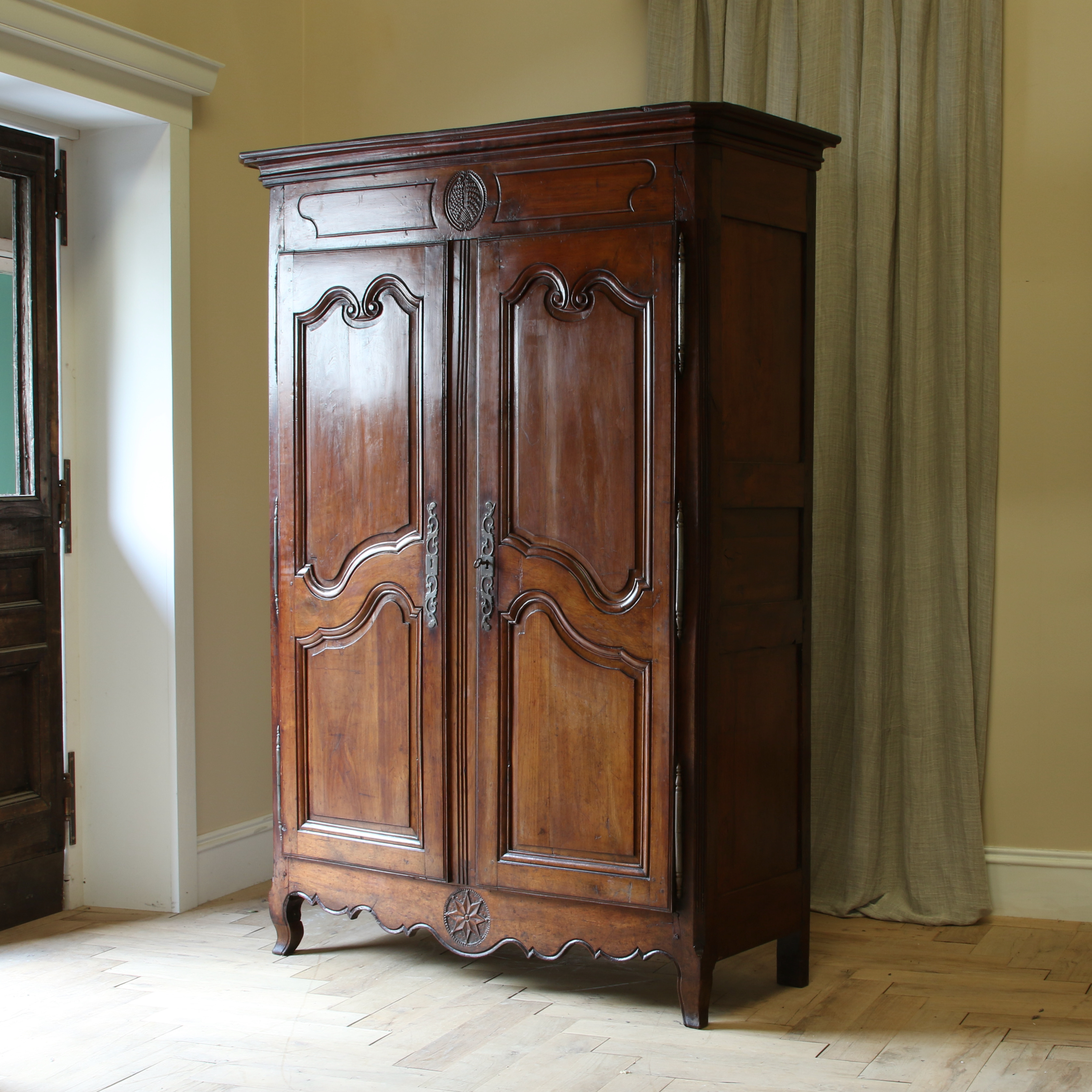 An 18th Century French Cherrywood Armoire