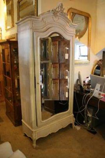 Painted Walnut French Armoire