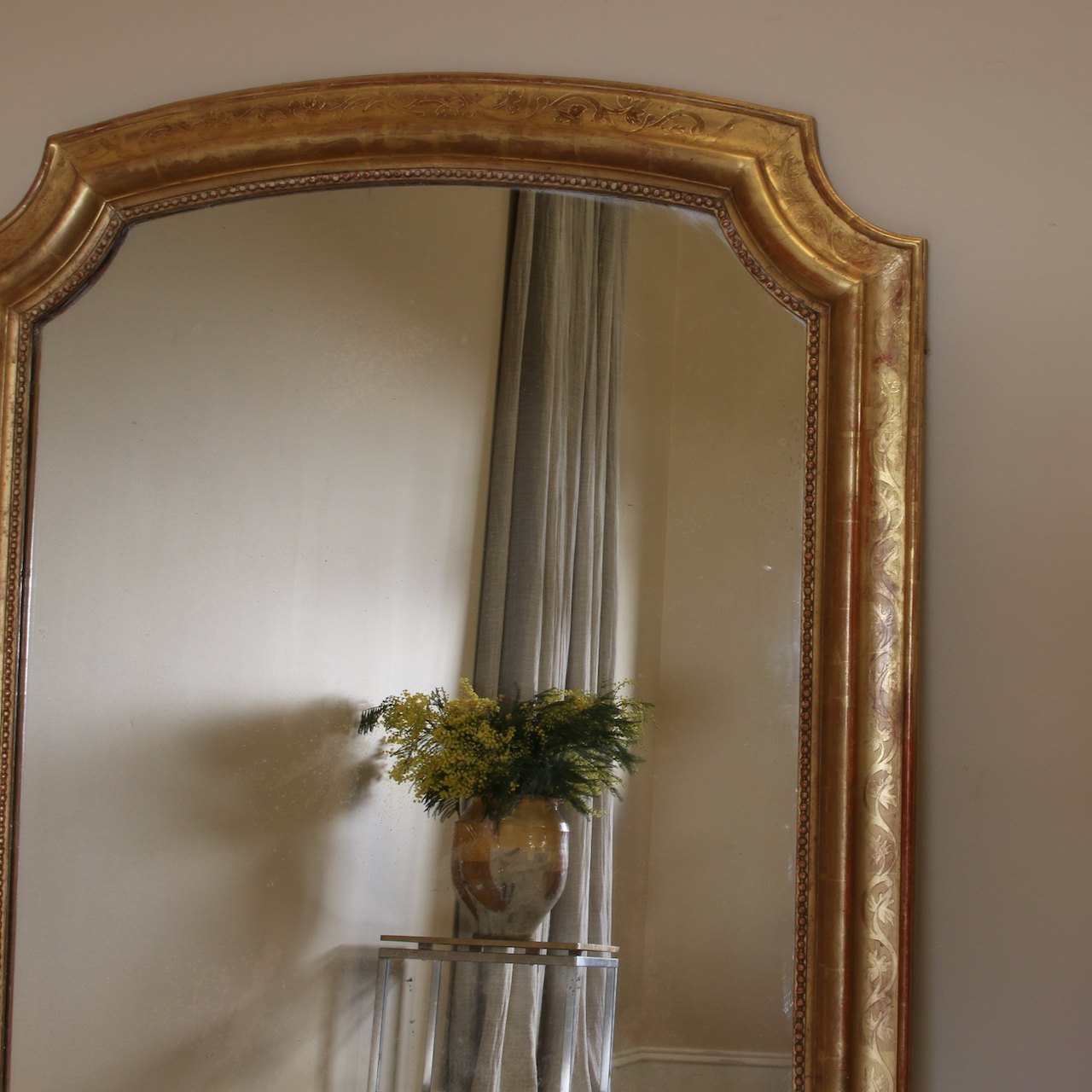 Gendarme-Topped Mirror