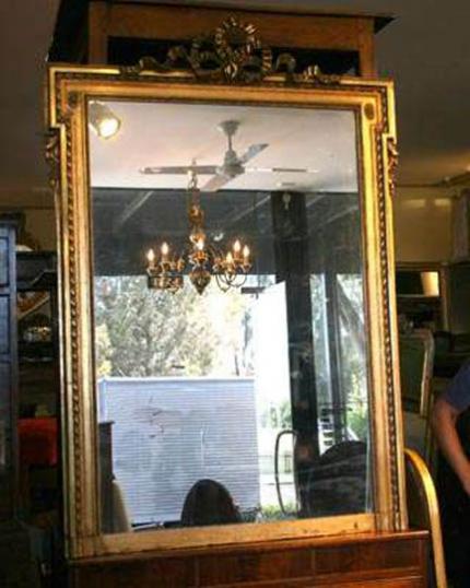 Lovely Large Gilt Mirror