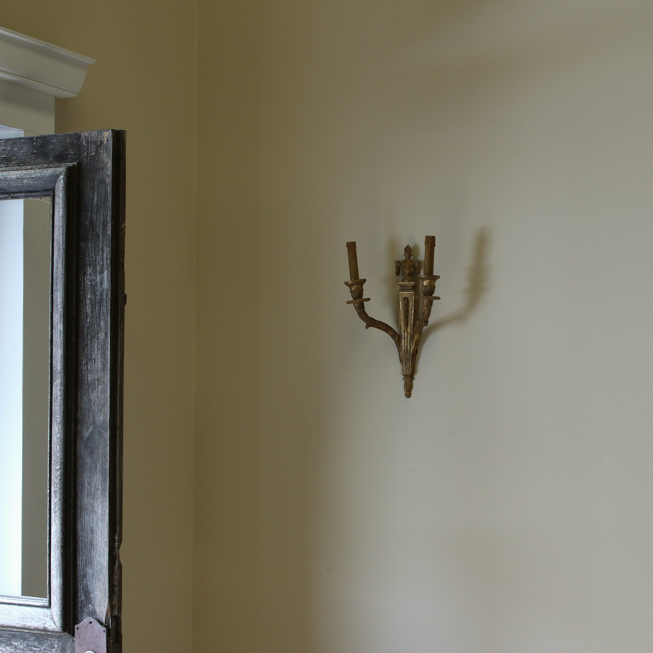 Pair of Wooden Louis XV Style Wall Sconce
