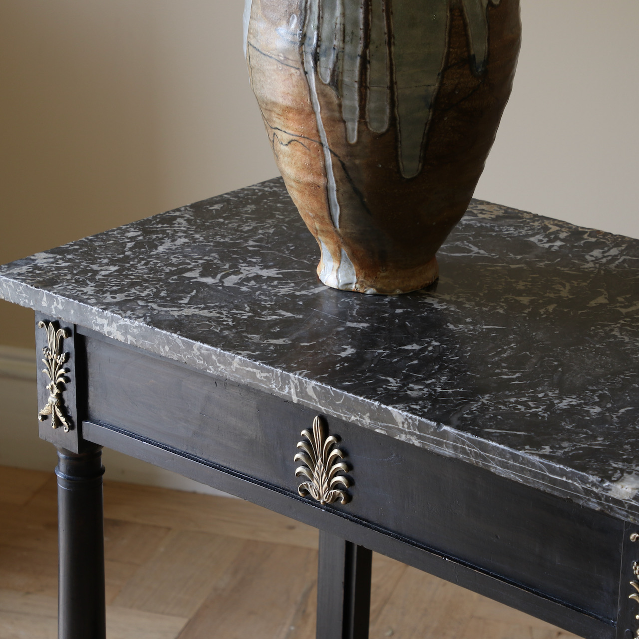 Ebonised Console