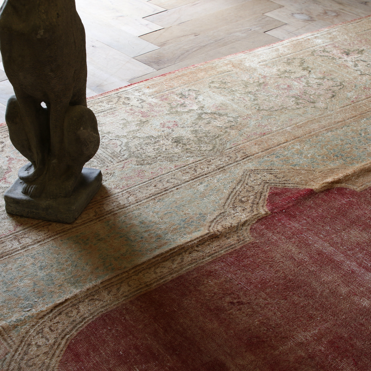 Kerman Rug / Blood Red and Sage