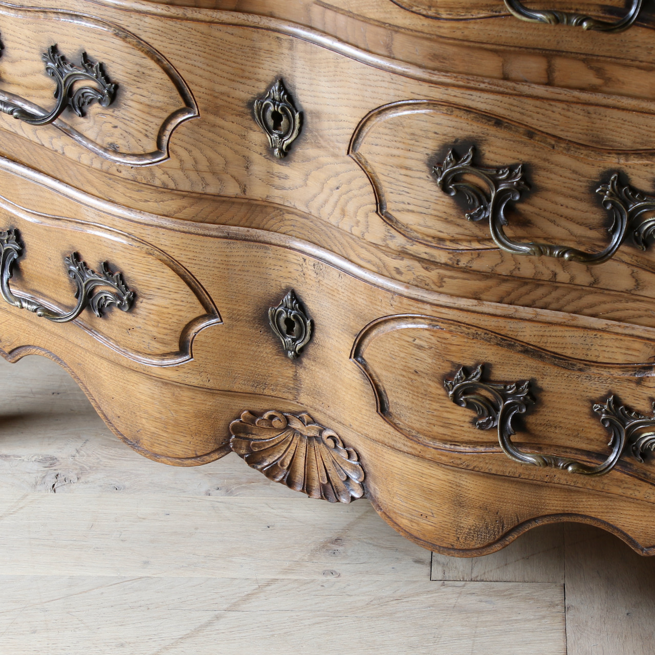 Walnut Louis XIV Commode