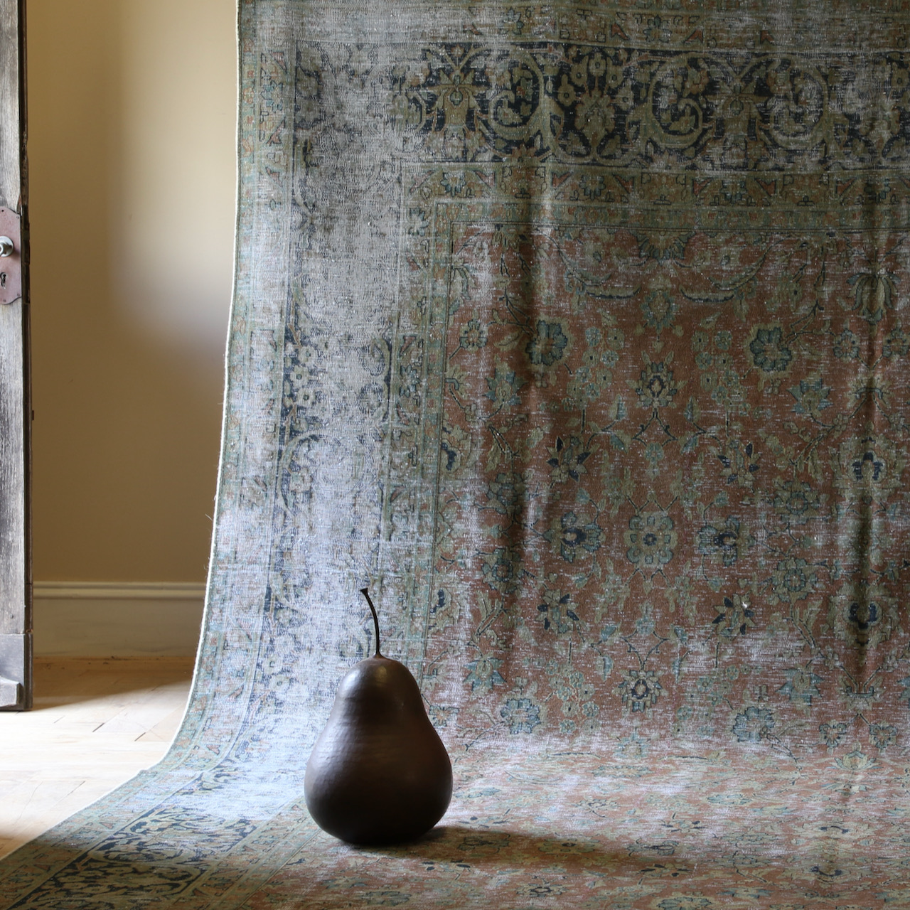 Kerman Rug / Blue Over-dye