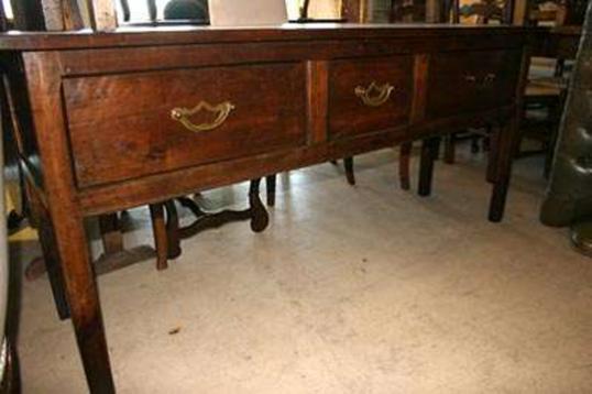 Three Drawer Side Table