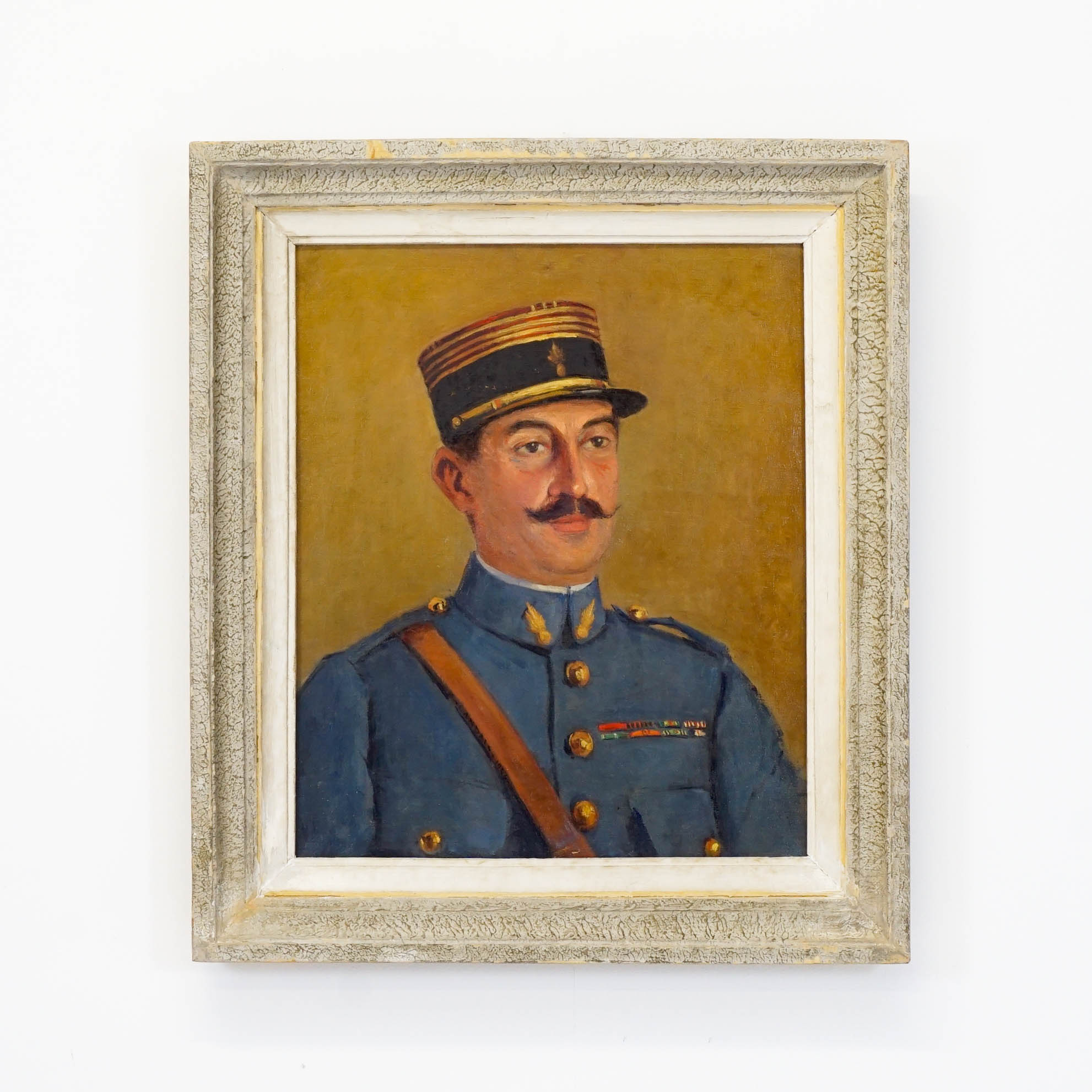 Oil Painting of French Officer