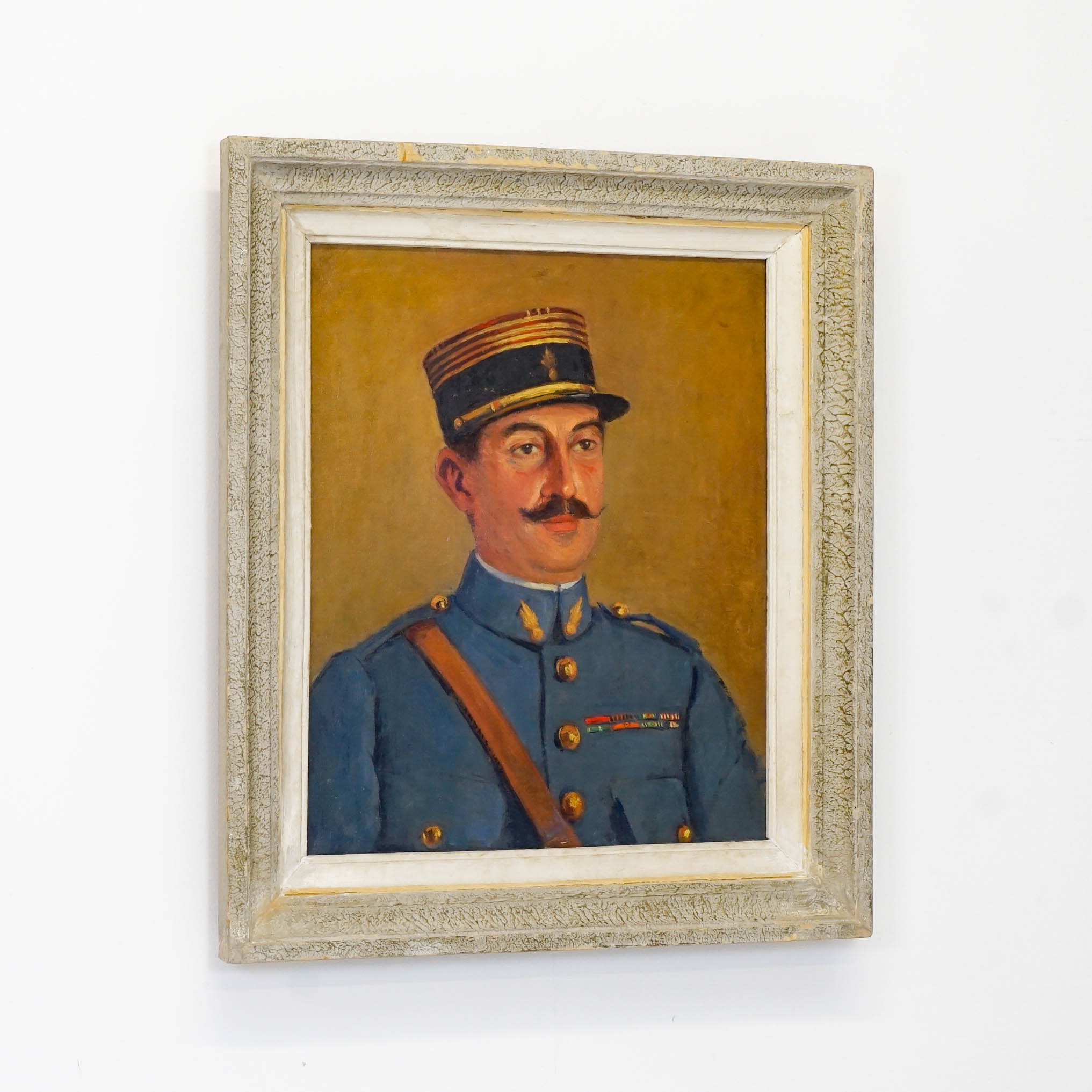 Oil Painting of French Officer