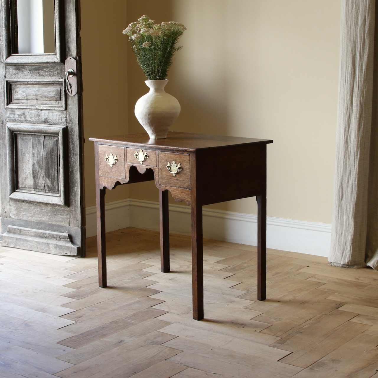 Three Drawer Side Table