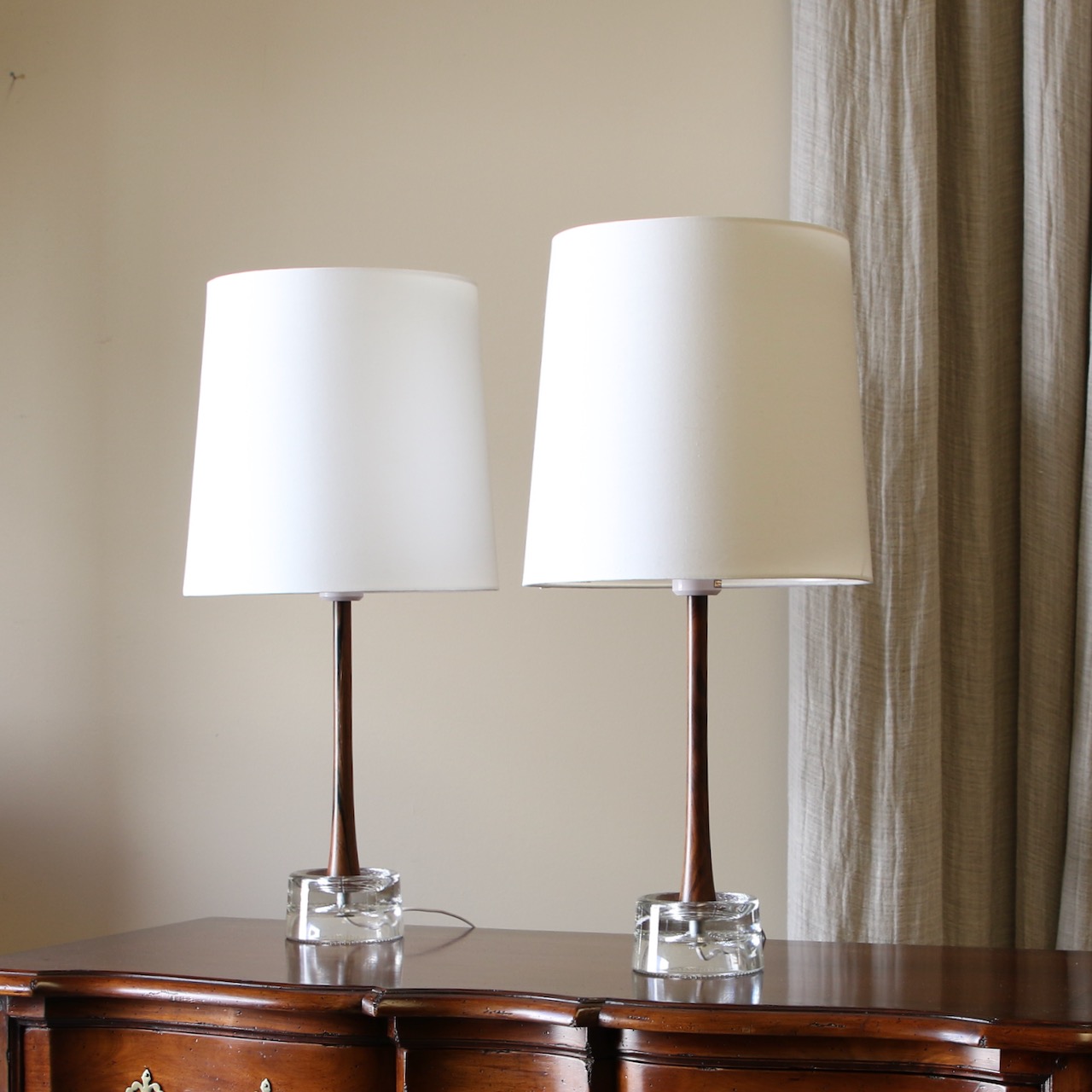 136-06 - Pair of Swedish Lamps