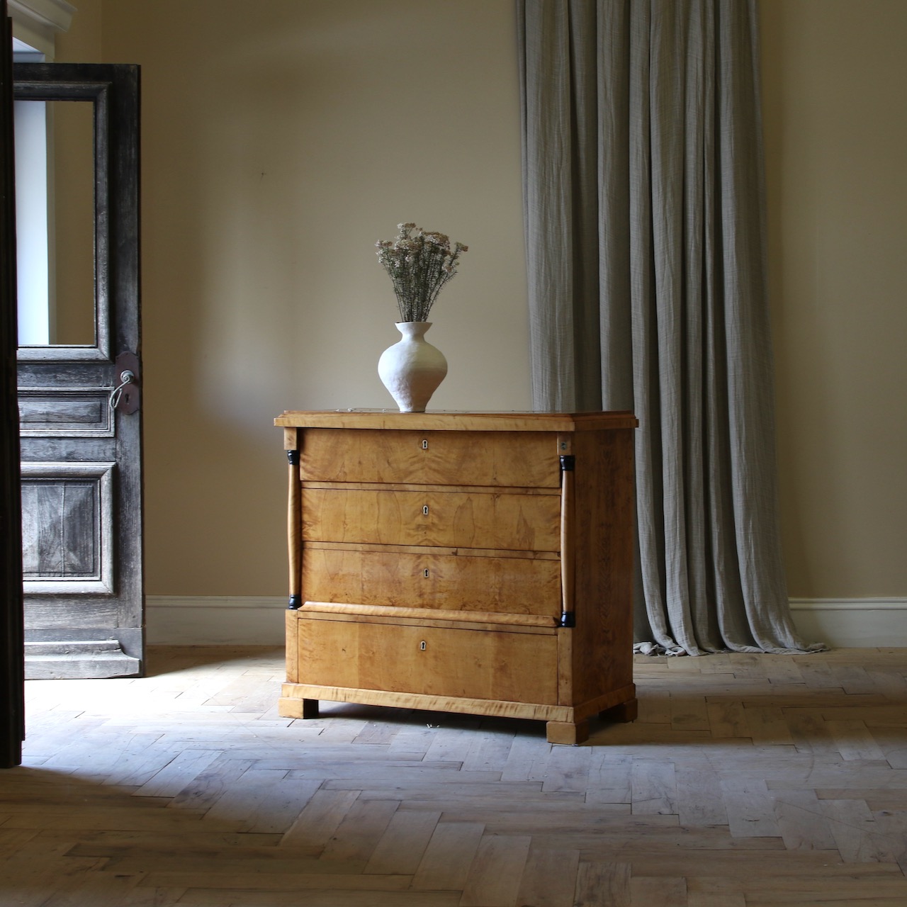 John Stephens Company Biedermeier Chest of Drawers Stock