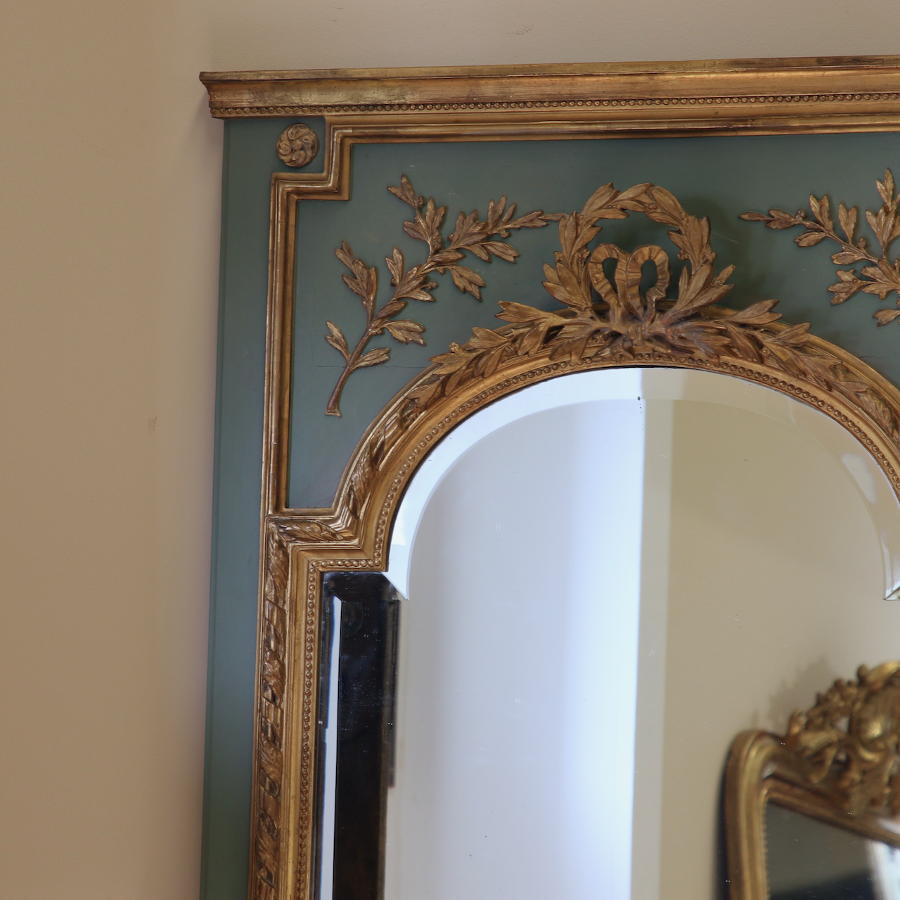French 19th-Century Trumeau Mirror