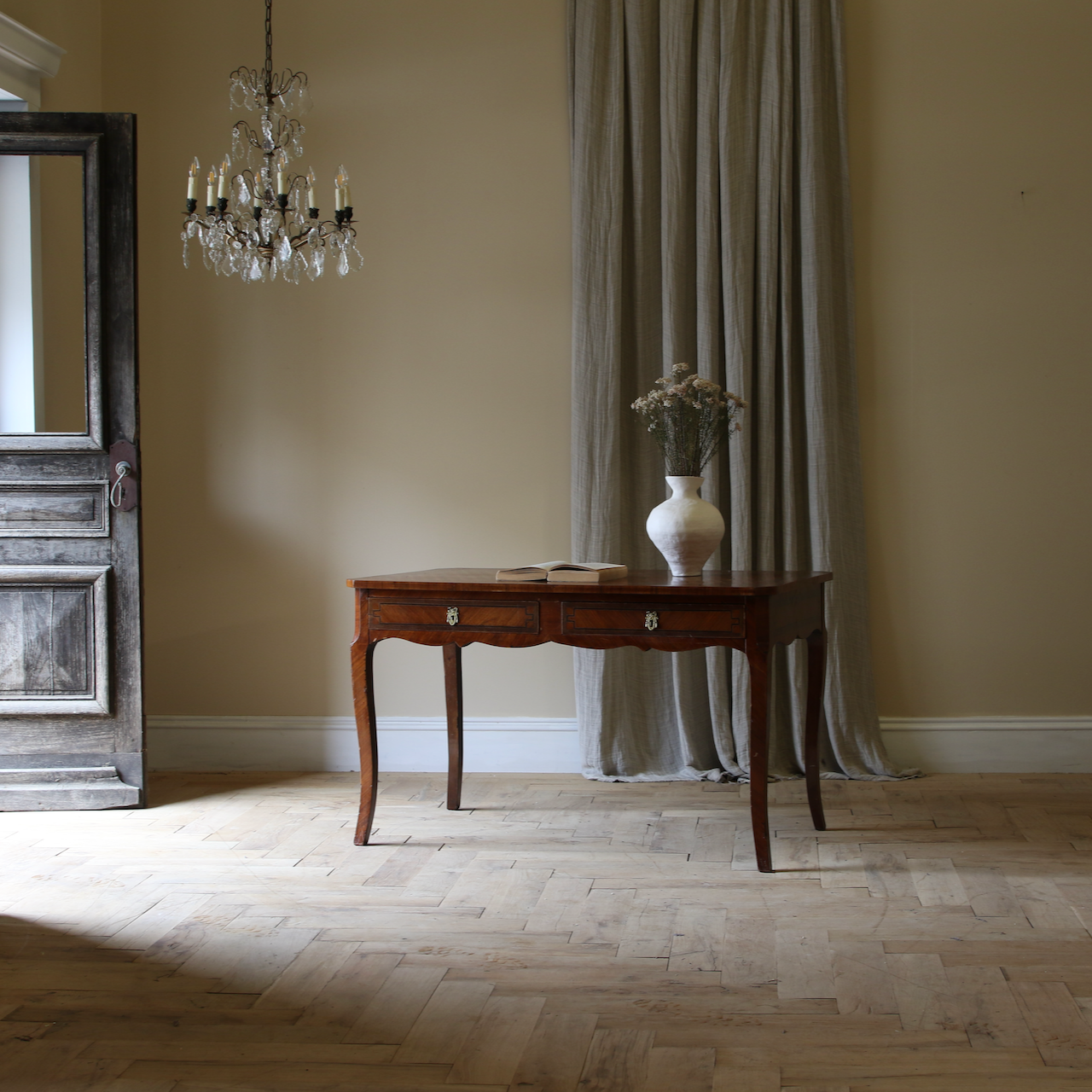 Louis XV Marquetry Desk