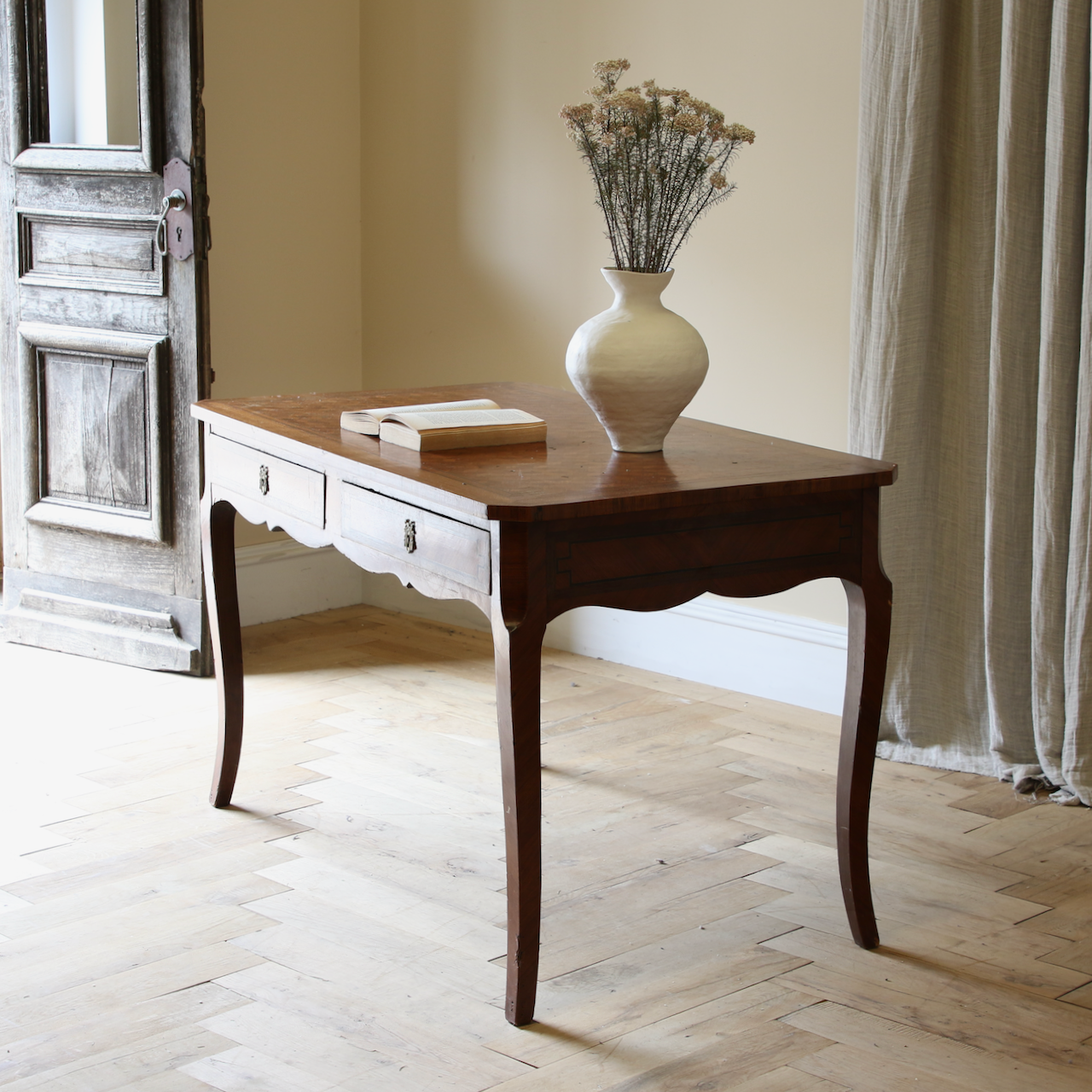 Louis XV Marquetry Desk