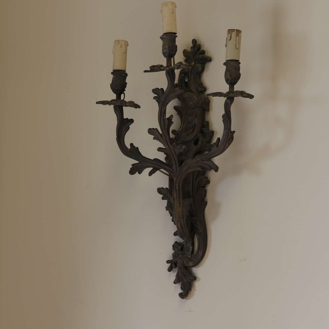 A Pair of Old Louis XV Wall Sconce