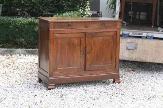 Walnut Dresser Base French