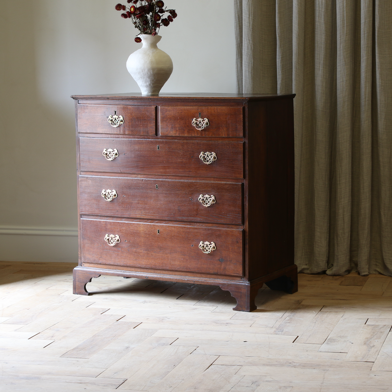 George II Oak Chest of Drawers