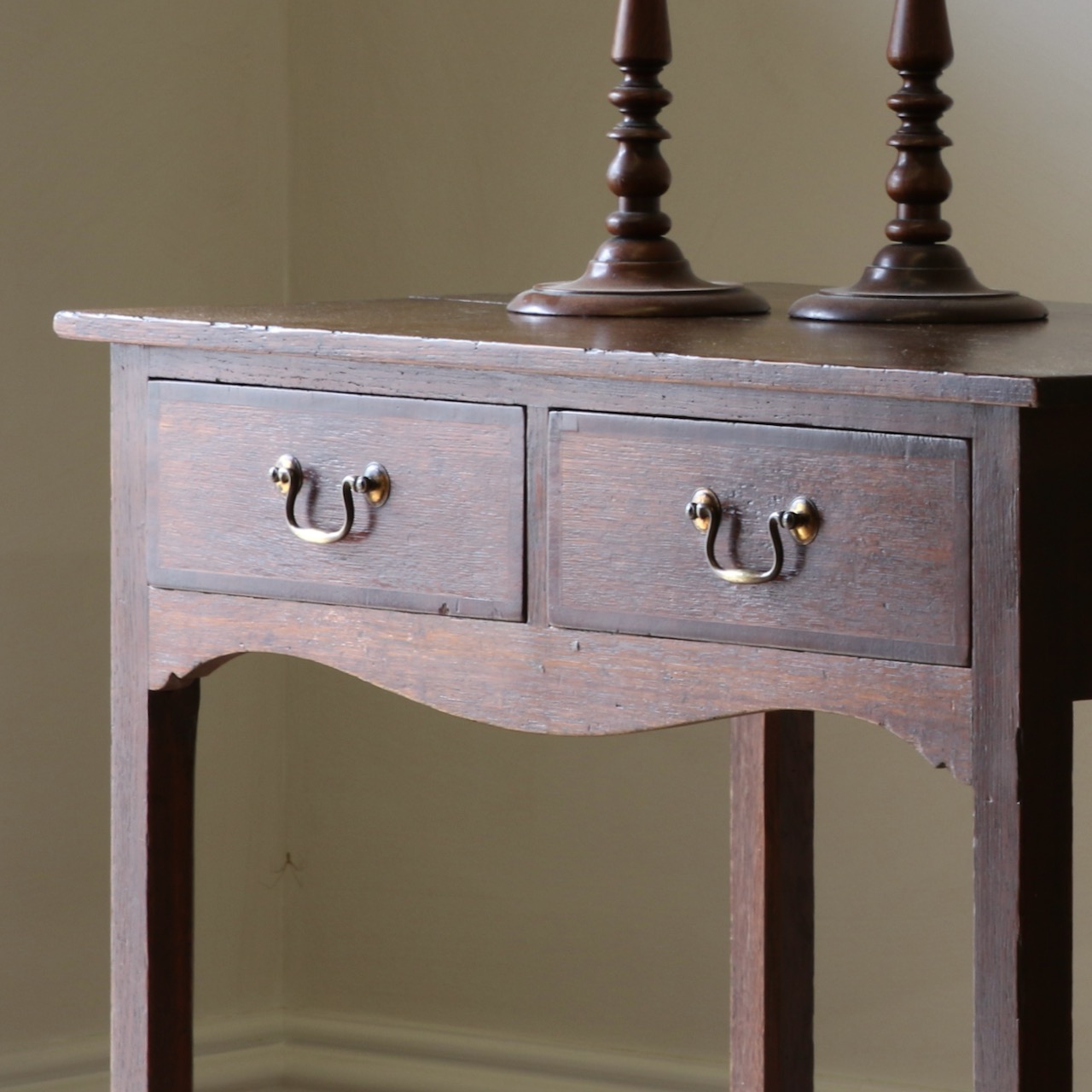 Two Drawer Side Table