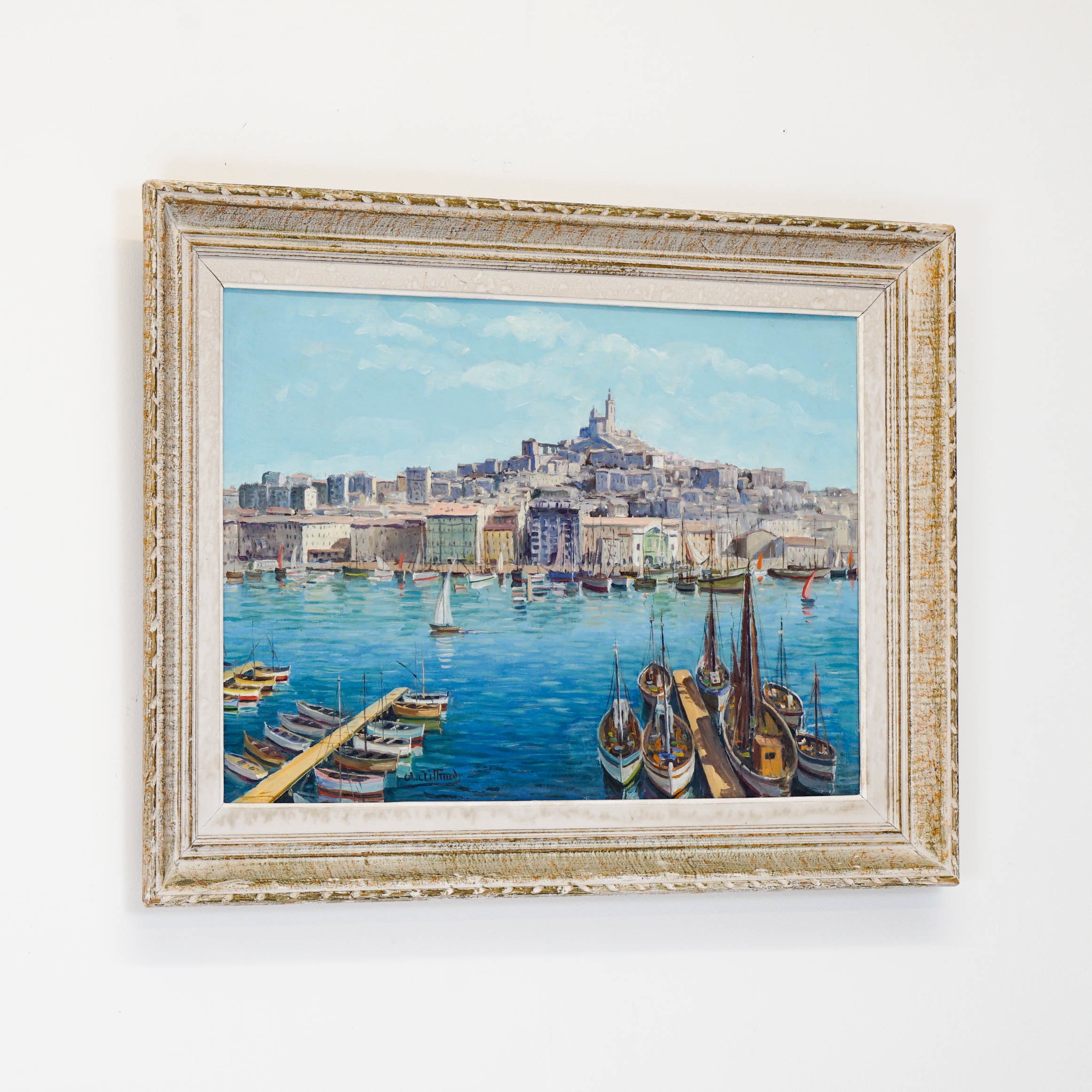 Oil Painting of Marseille