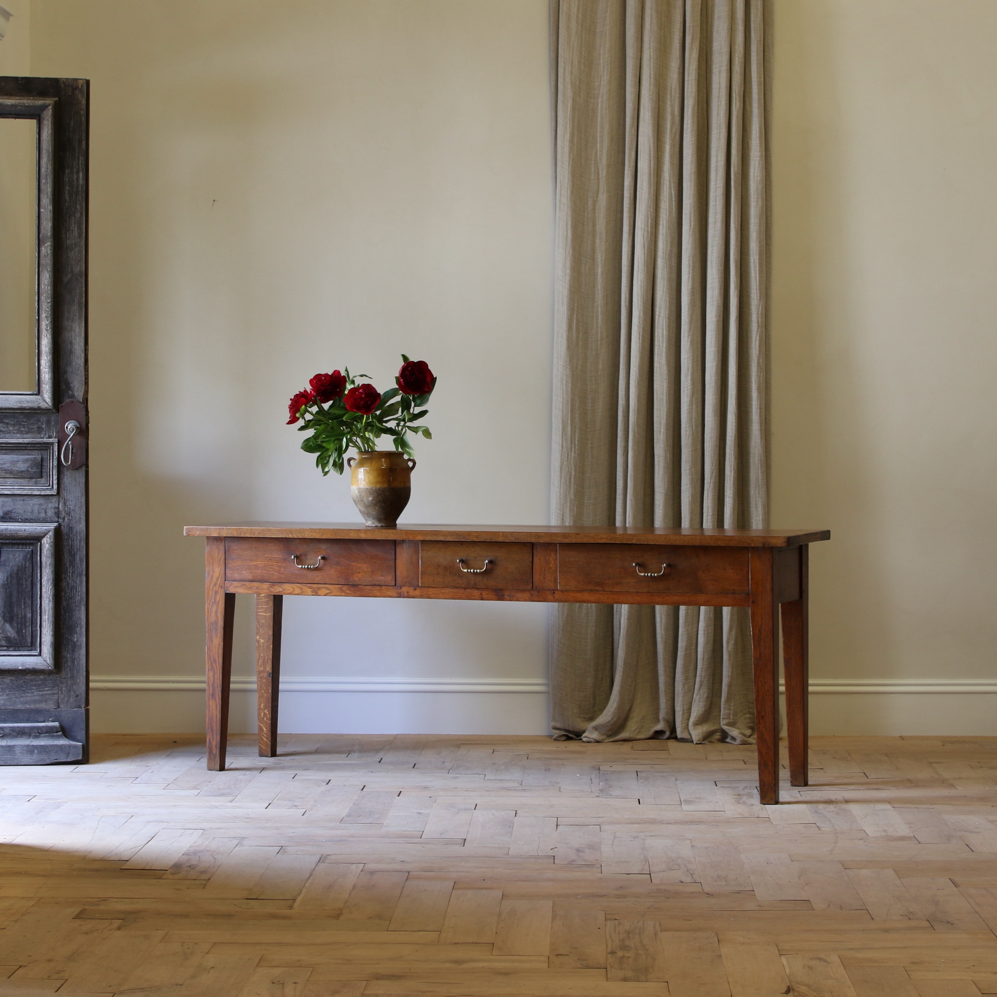 Three Drawer Side Table