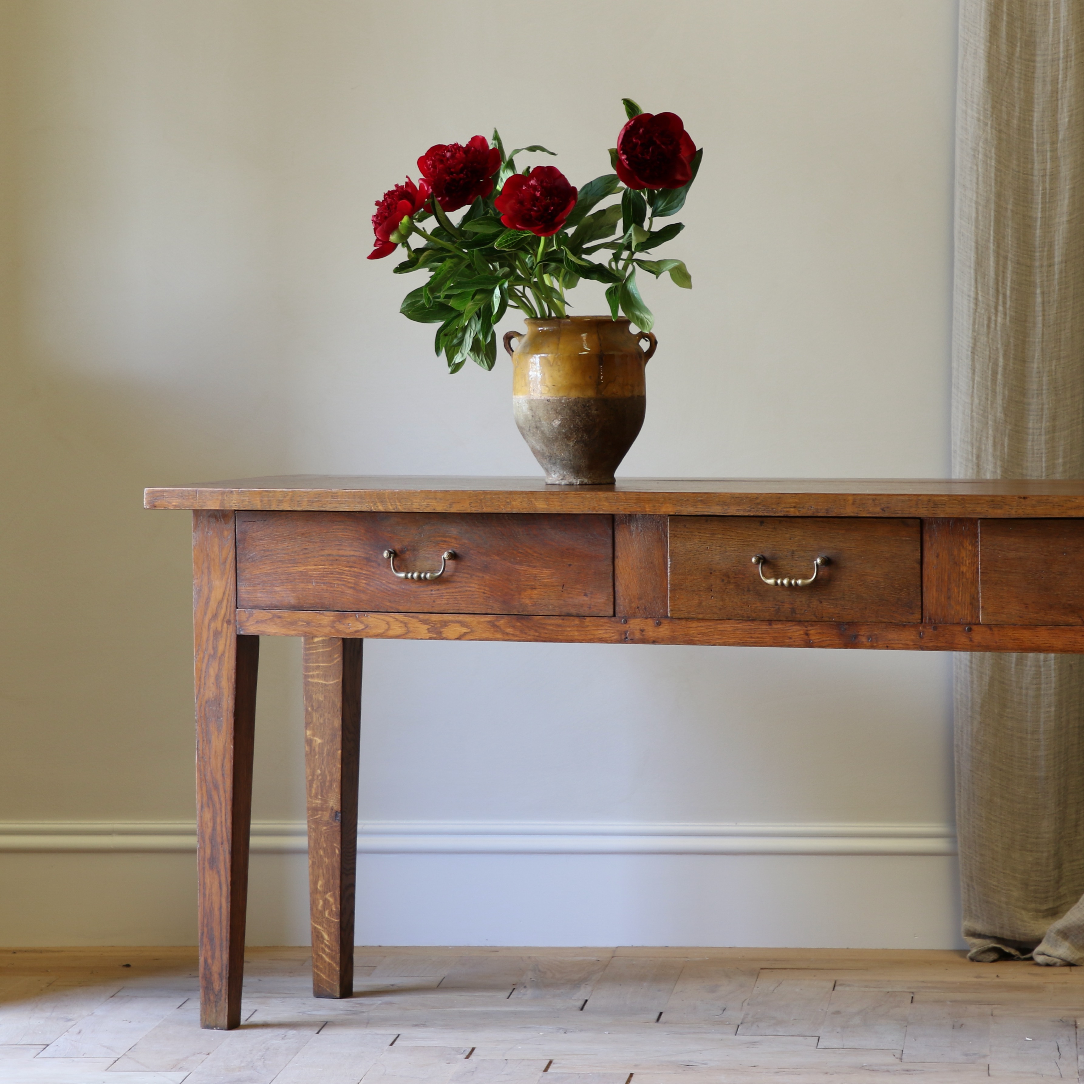 Three Drawer Side Table