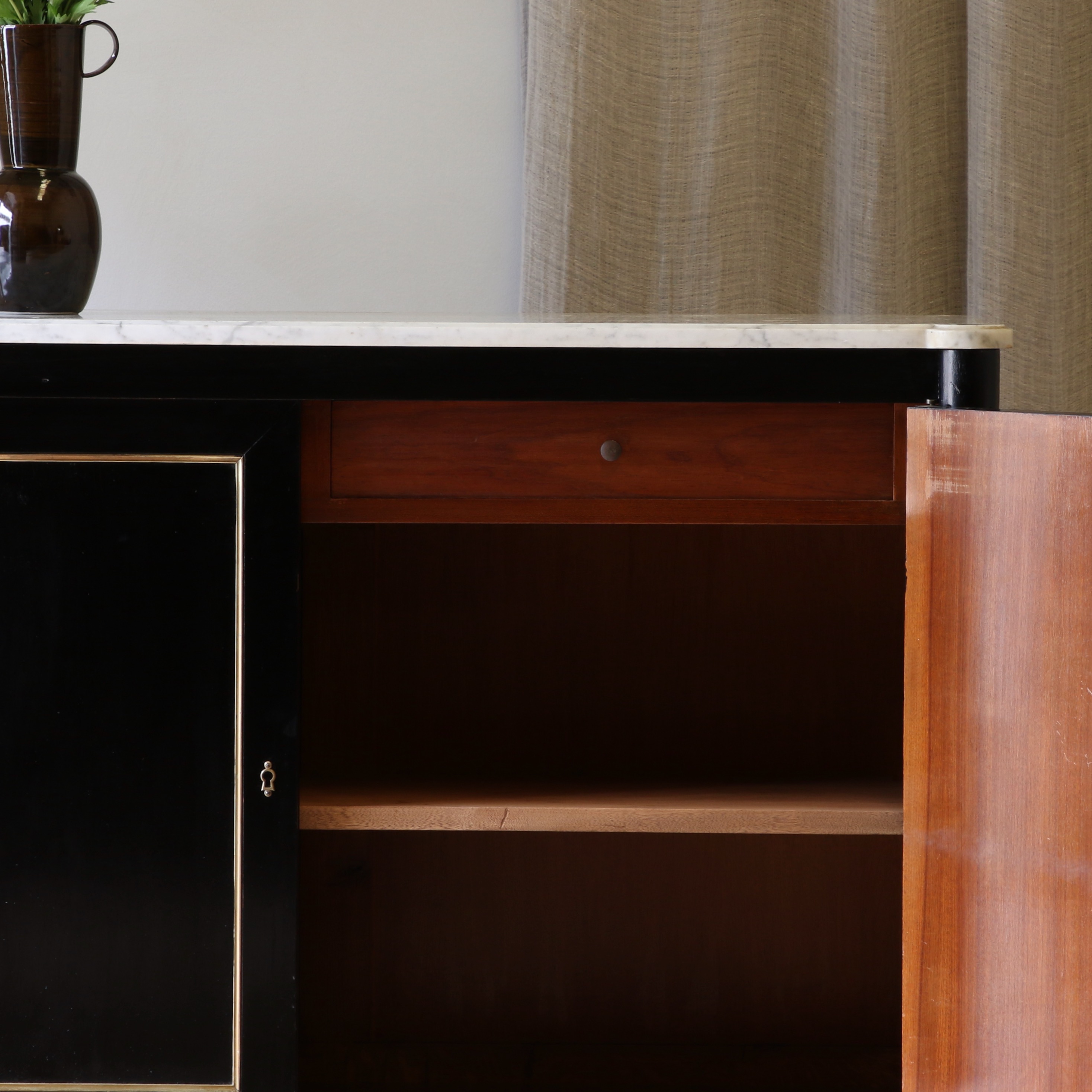 Ebonised Louis XVI Cupboard