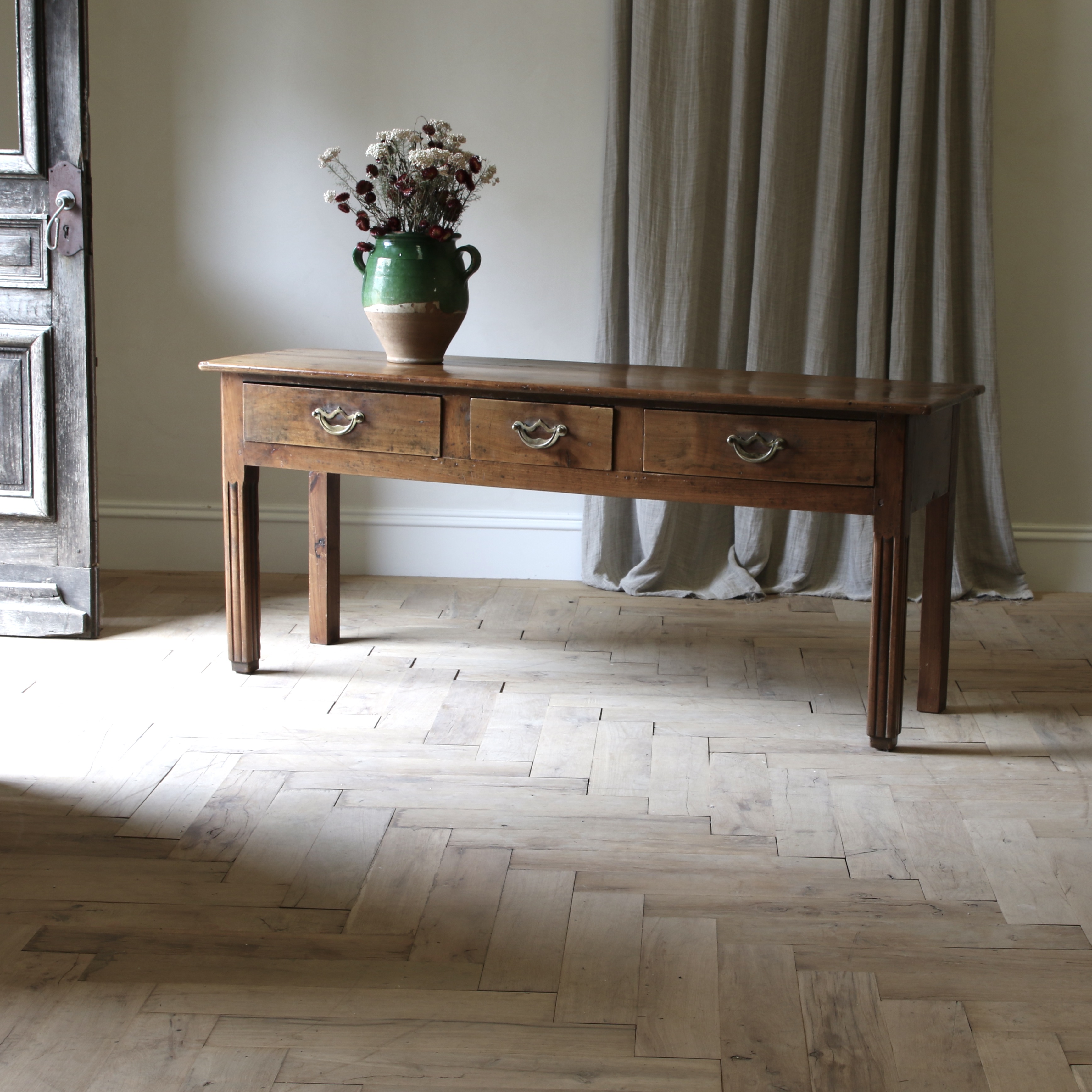 Three Drawer Side Table