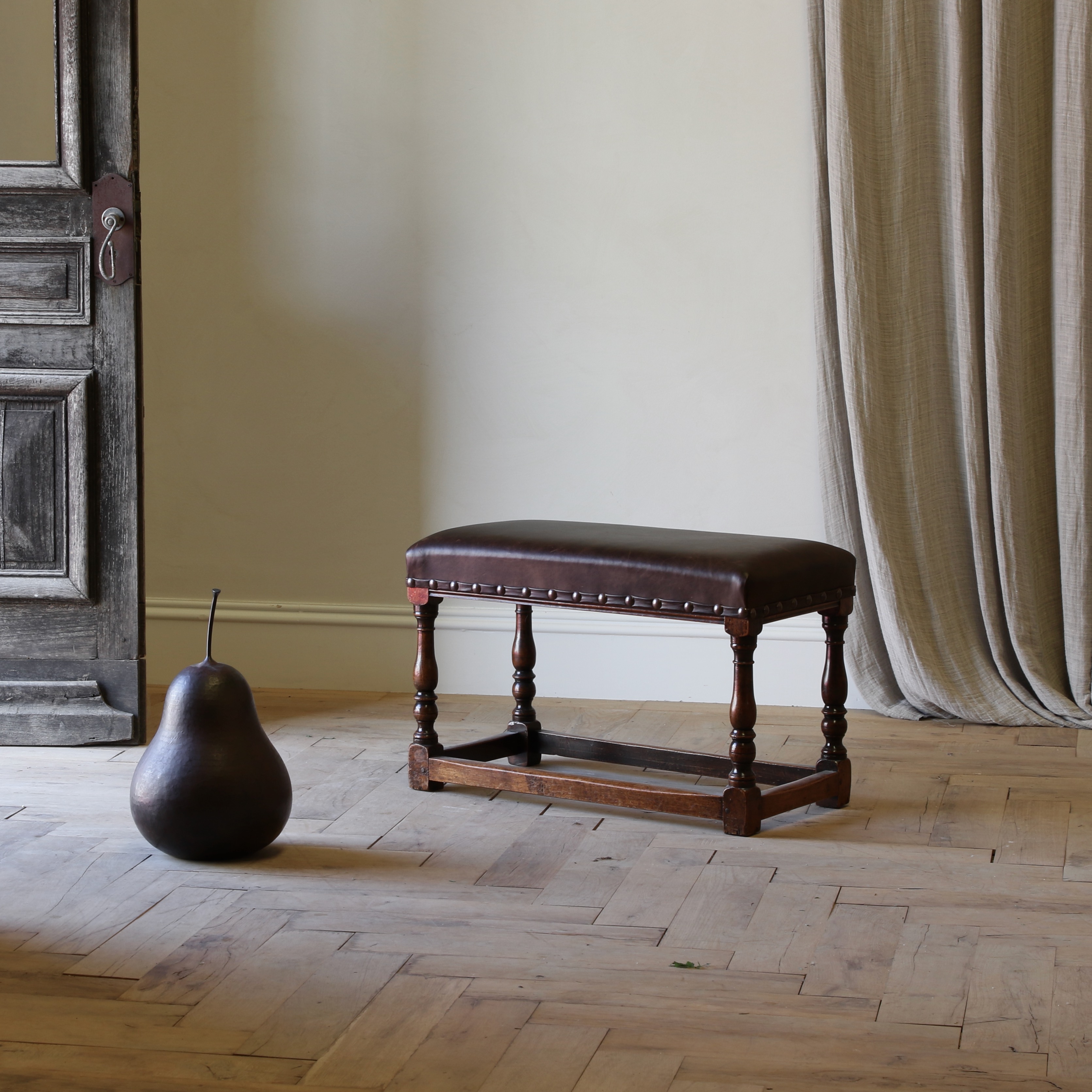 Leather Stool