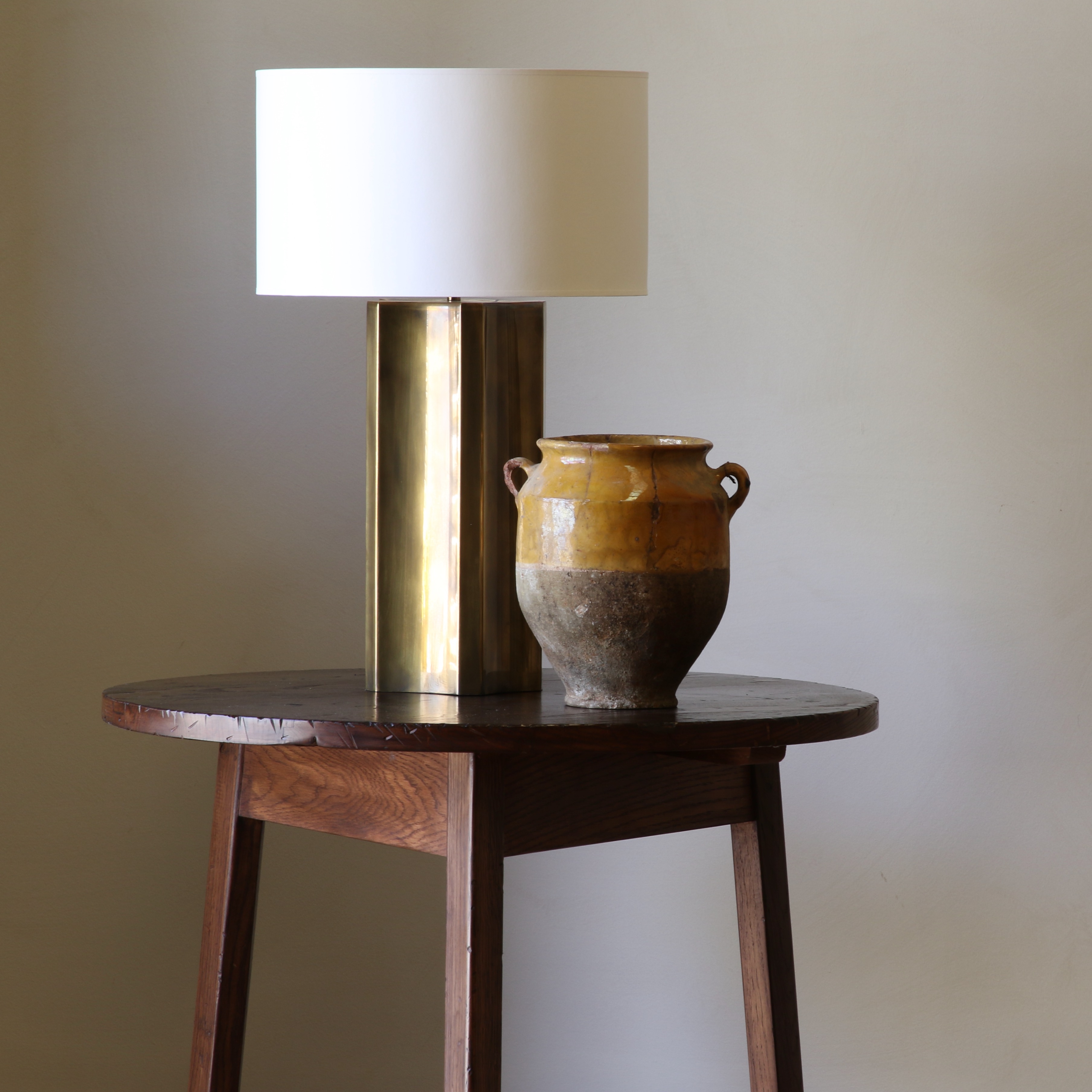 137-56 - Baratta Lamp in Antique Brass / Collier Webb