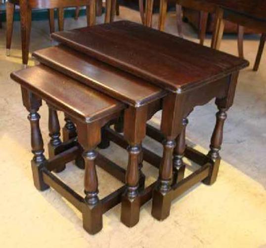 A set of English Jointed Stools