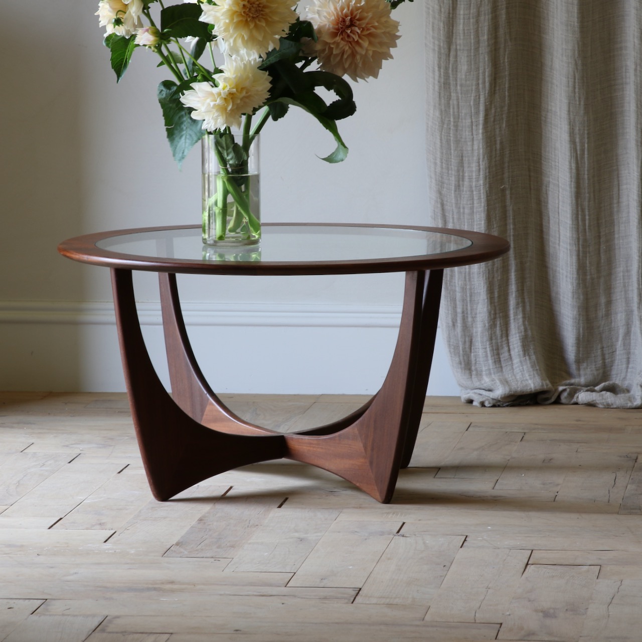 Round Mid-Century Coffee Table