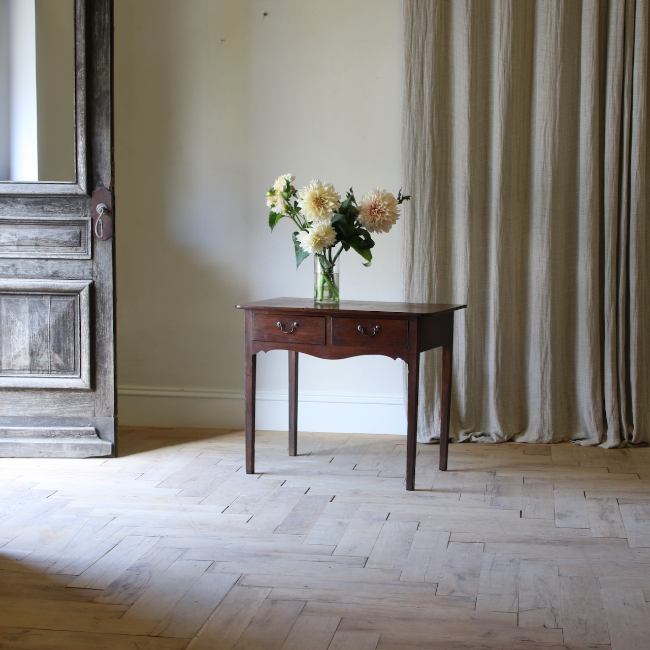 Two Drawer Side Table