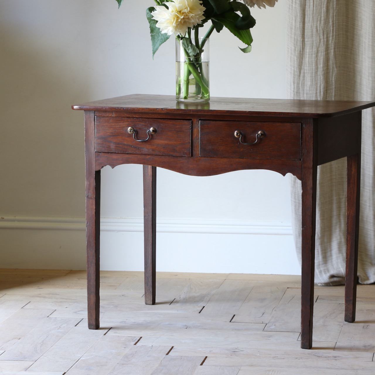 Two Drawer Side Table