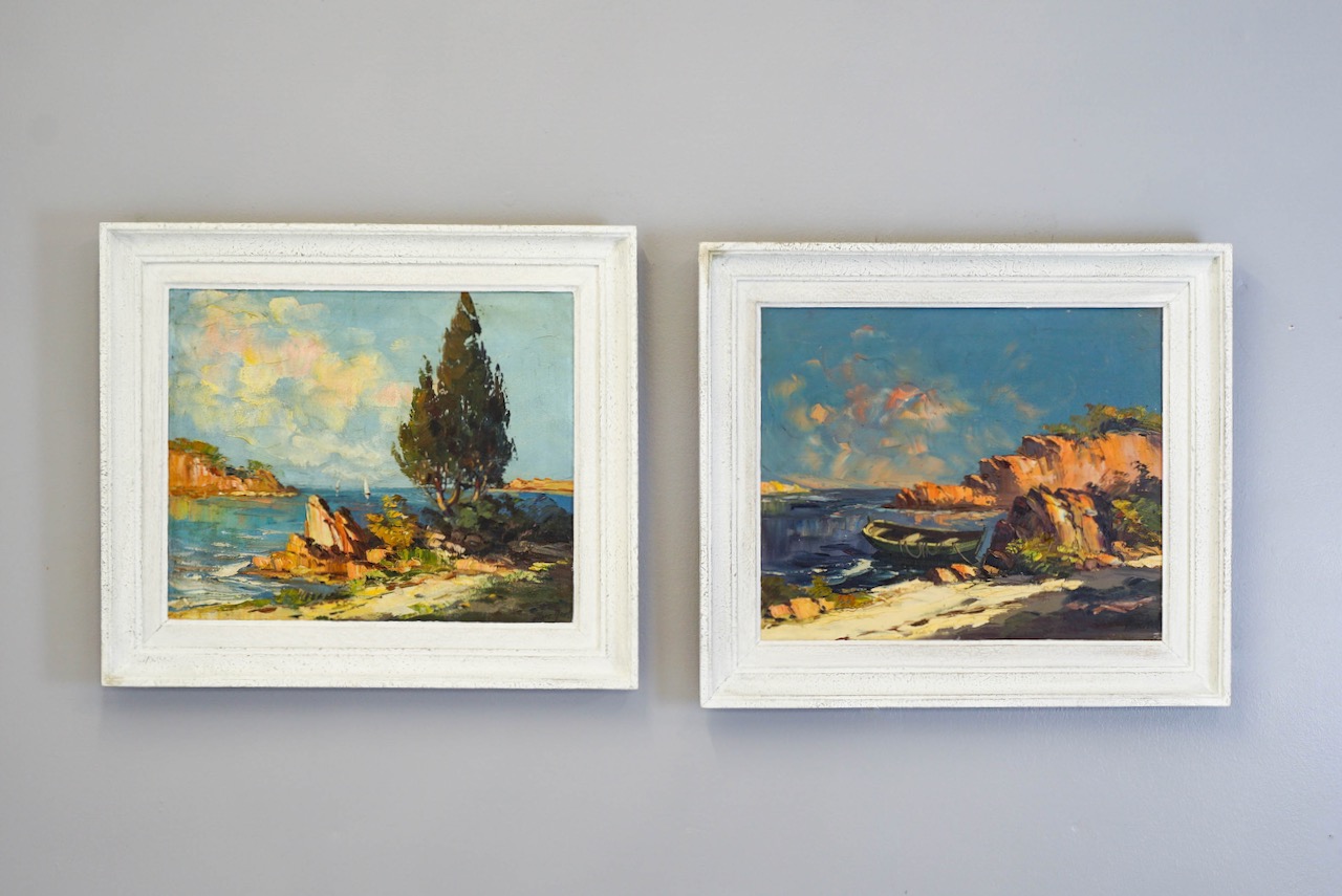 Pair of French Oil Paintings