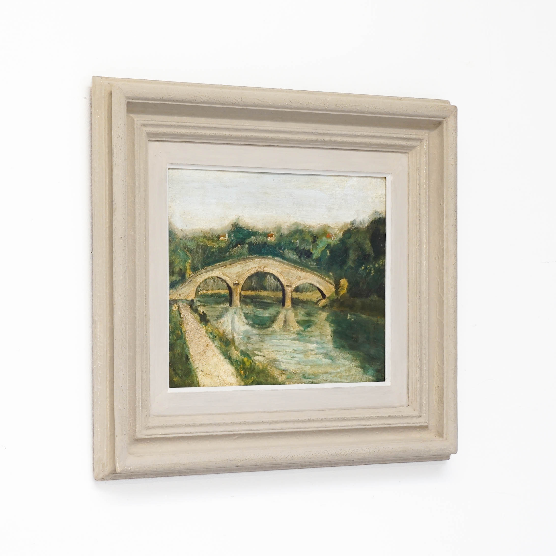 Impressionist Oil Painting of Bridge