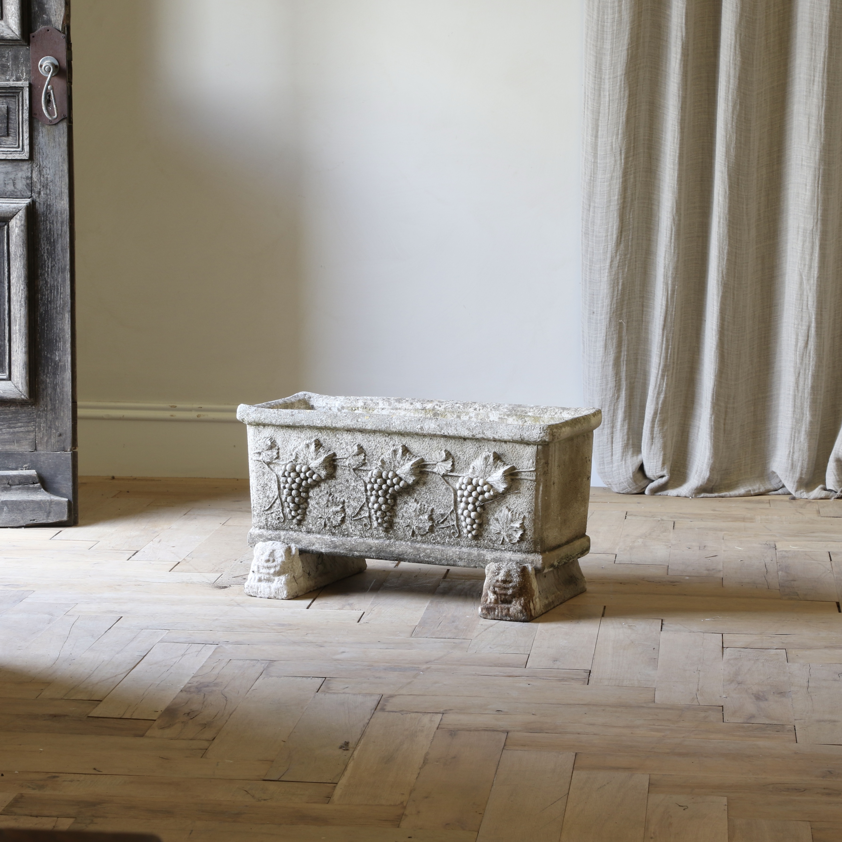 A French Reconstituted Marble Trough or Planter