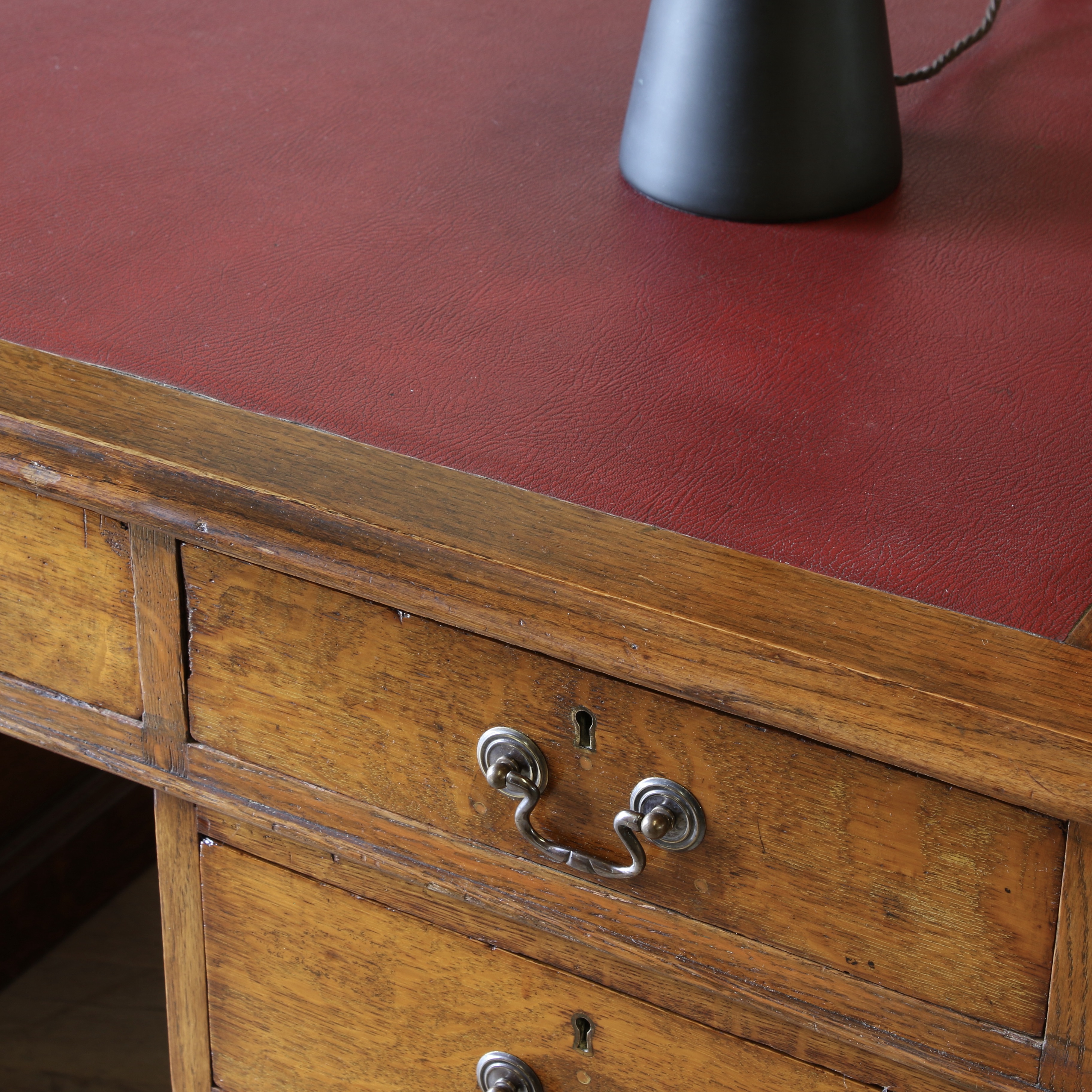 An English Pedestal Desk