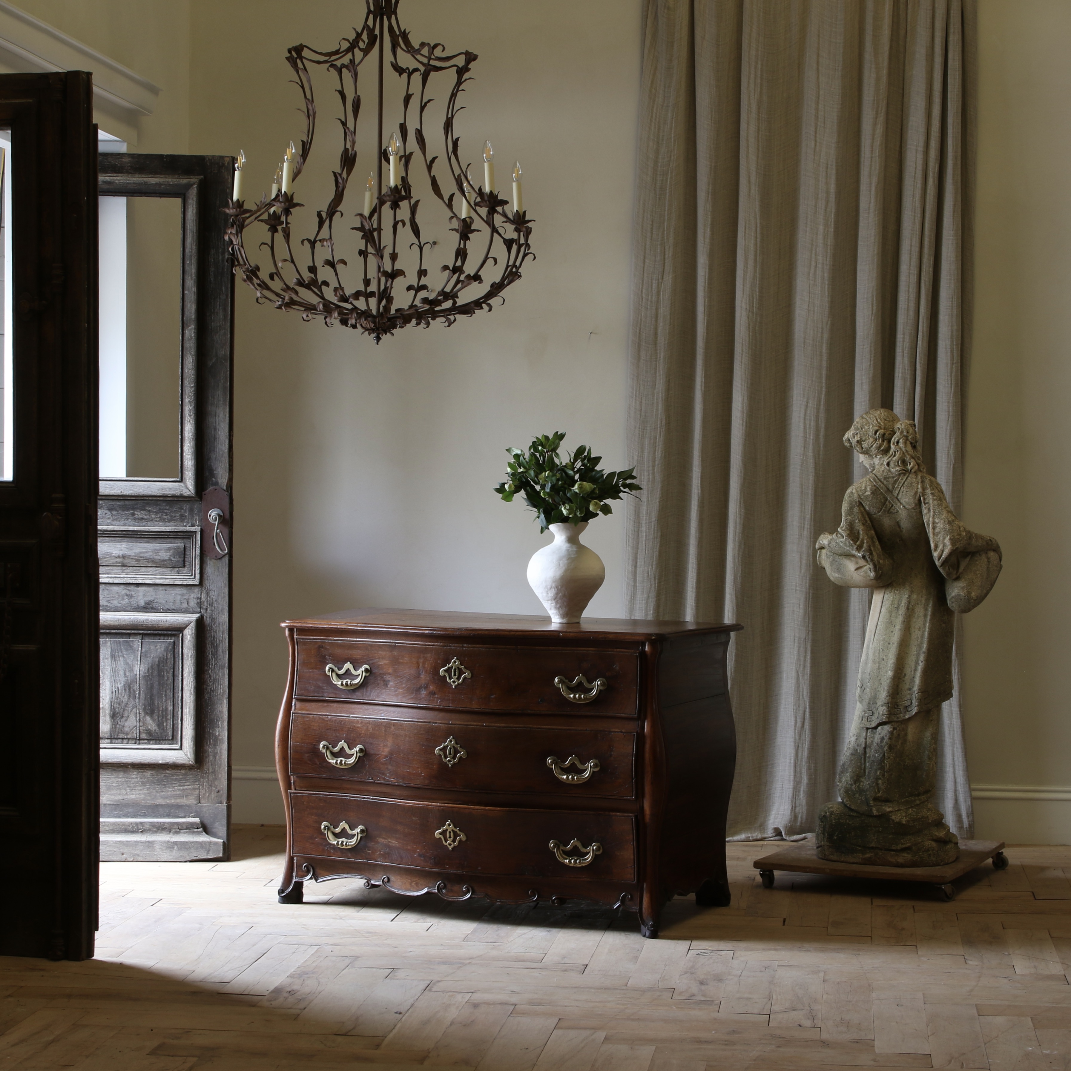 Saint Malo Bow-Fronted Commode