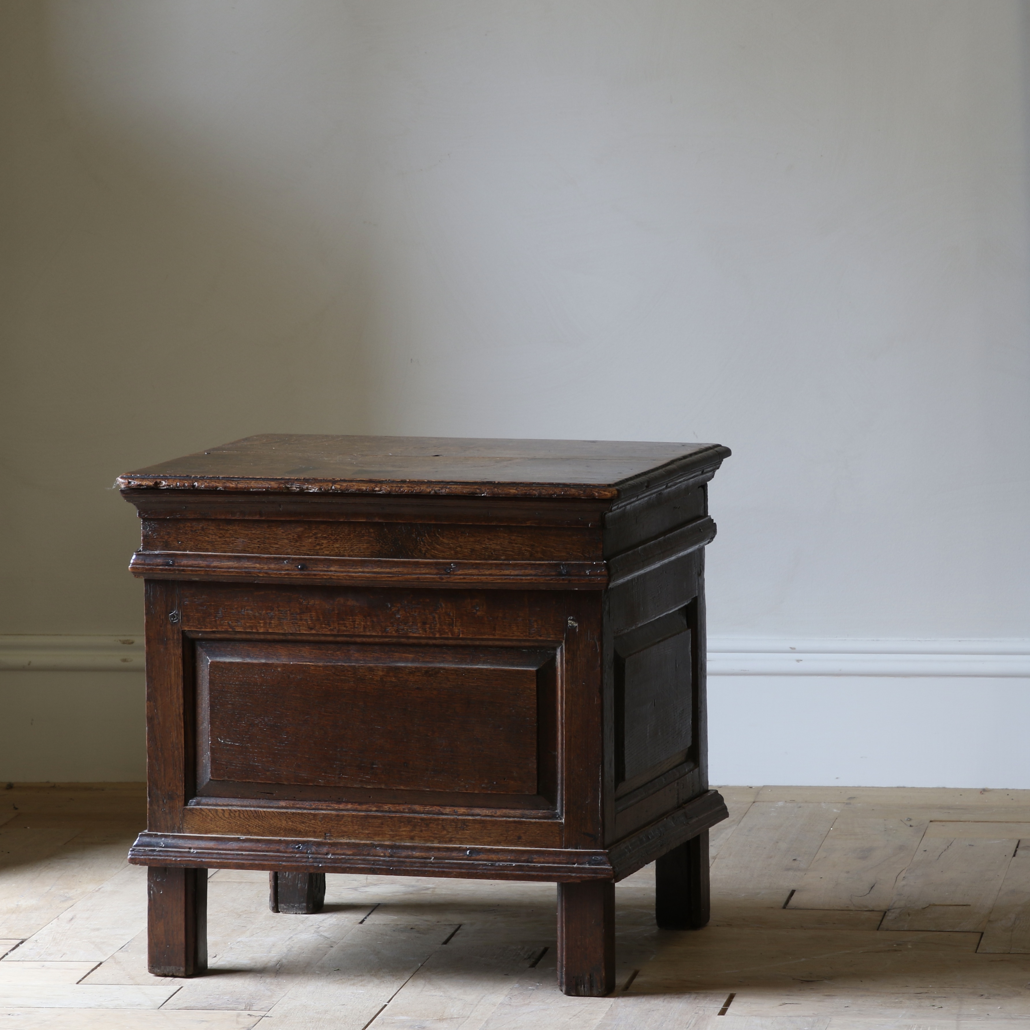 An English Oak Cromwellian Box