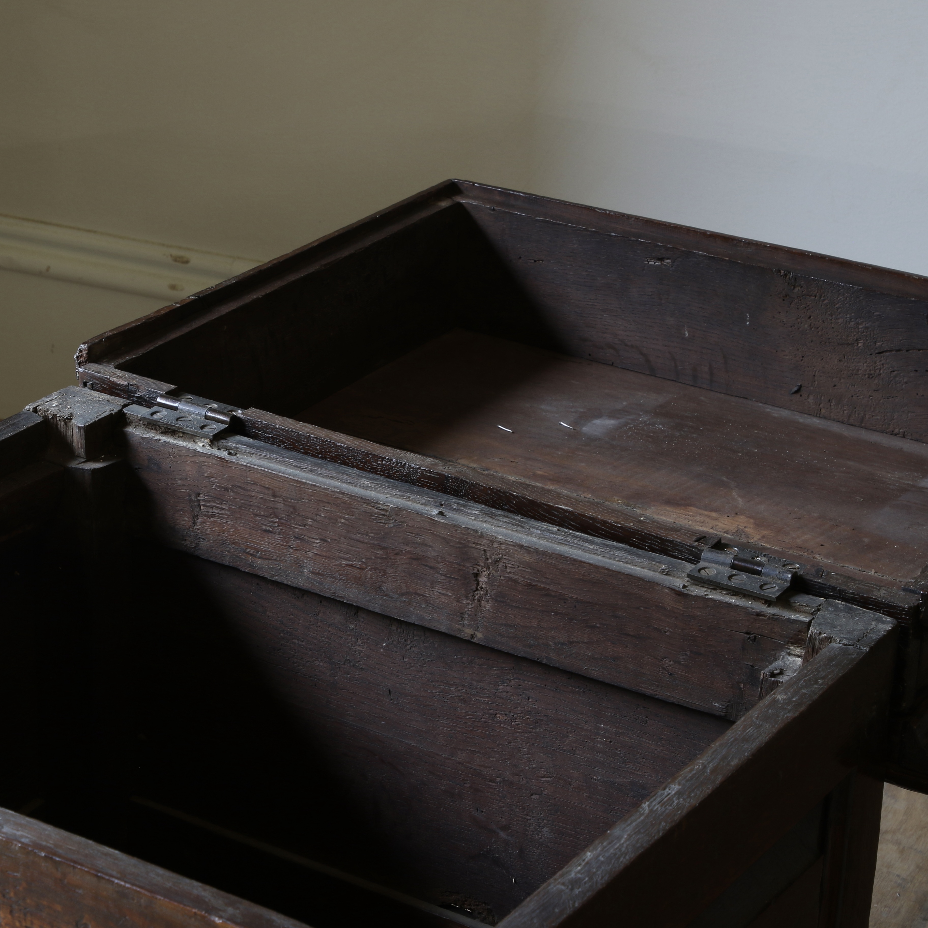 An English Oak Cromwellian Box