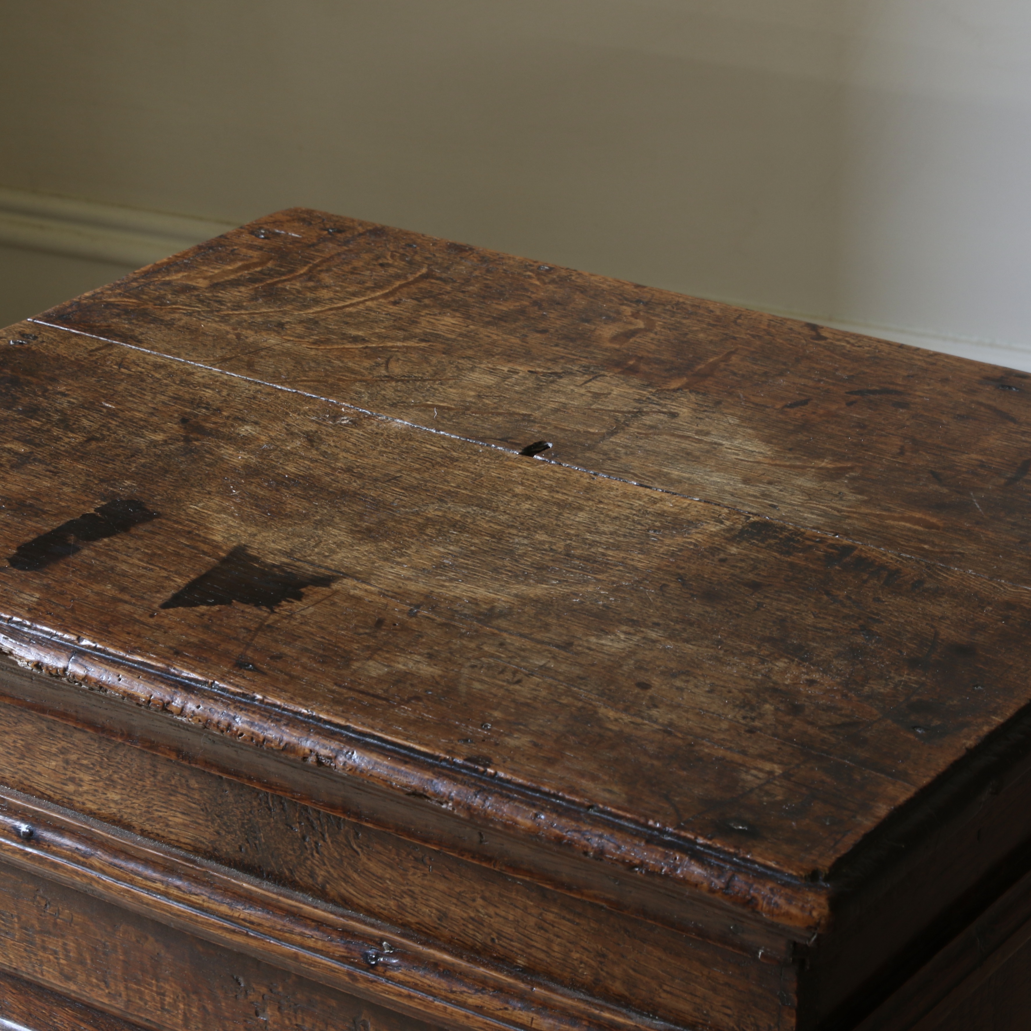 An English Oak Cromwellian Box
